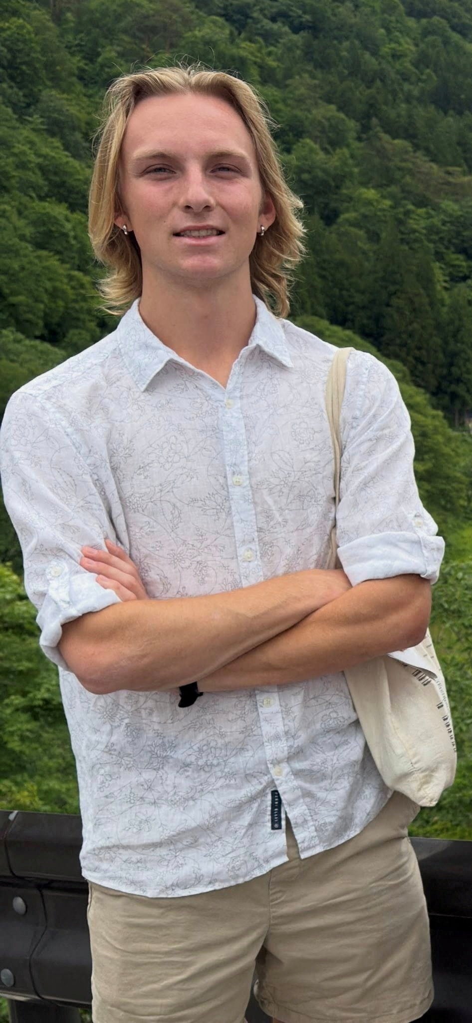 James Higginbotham is seen at an unidentified location in an image released on social media. Photo: Facebook/Nancy Higginbotham via Reuters
