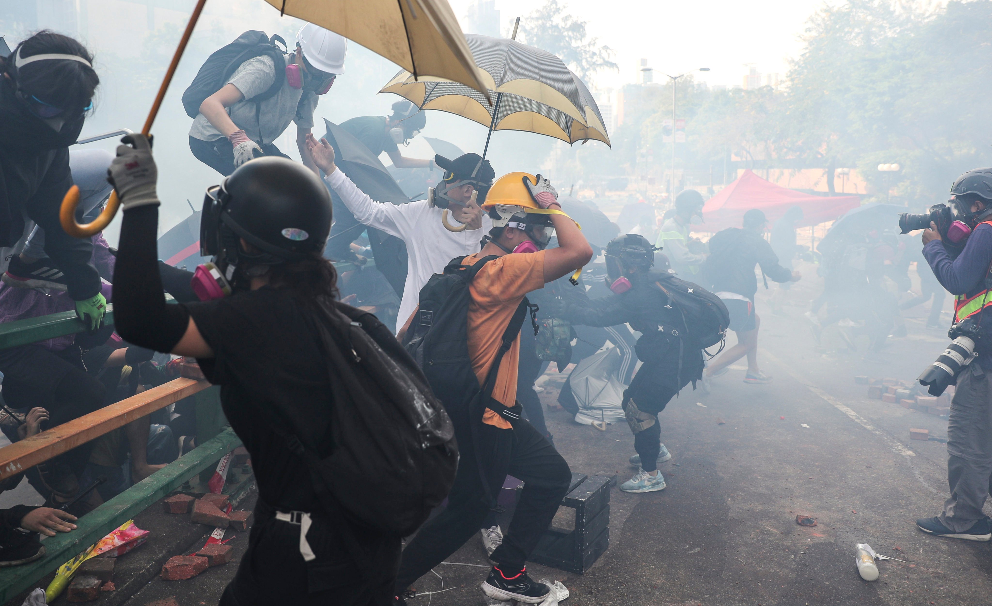 Polytechnic University in Hung Hom was the site of some of the most intense confrontations between protesters and police during the 2019 protests. Photo: Sam Tsang