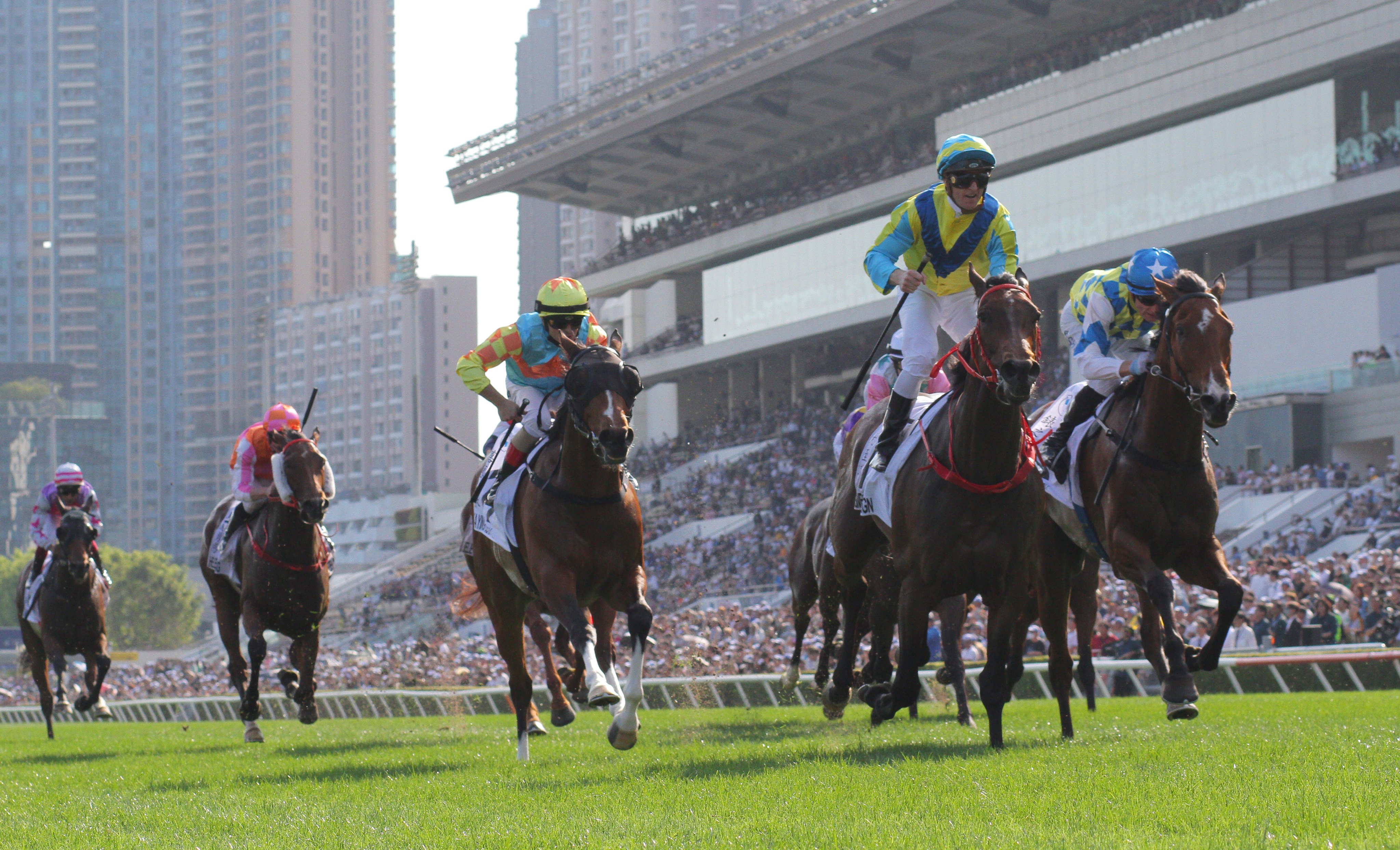 Massive Sovereign wins the 2024 Hong Kong Derby under Zac Purton. Photos: Kenneth Chan