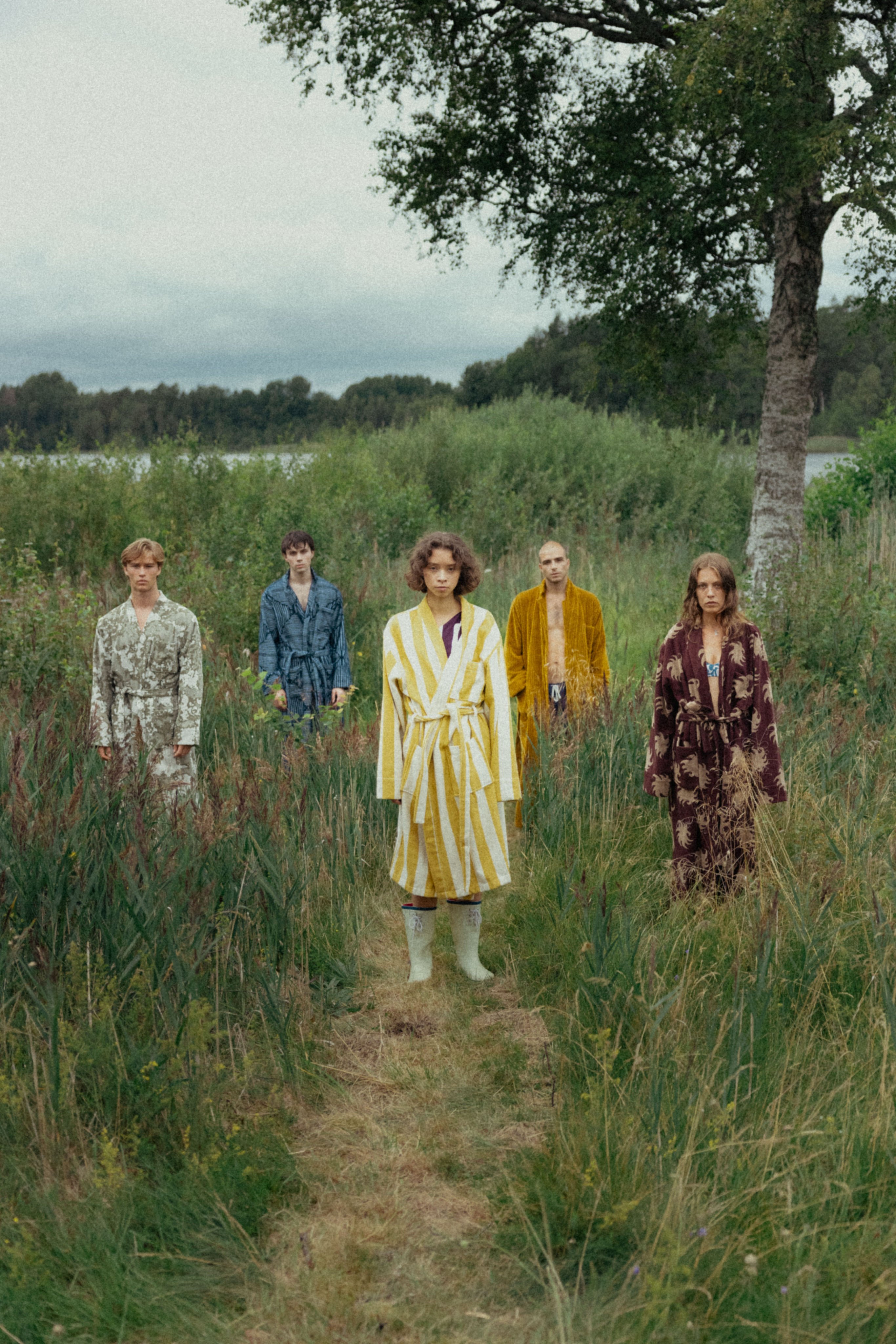 OAS bathrobes offer plenty of opportunity for self-expression. Photo: Handout