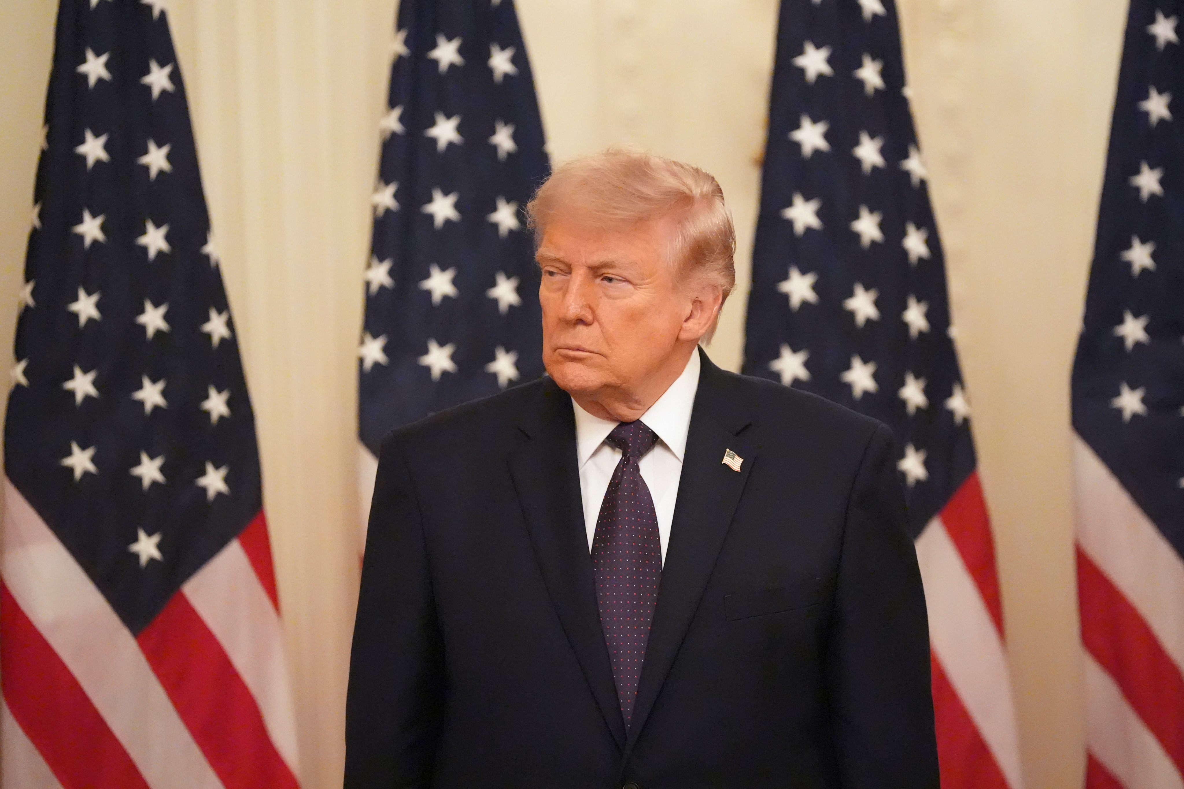 US President Donald Trump is seen in the White House in May. Photo: AP