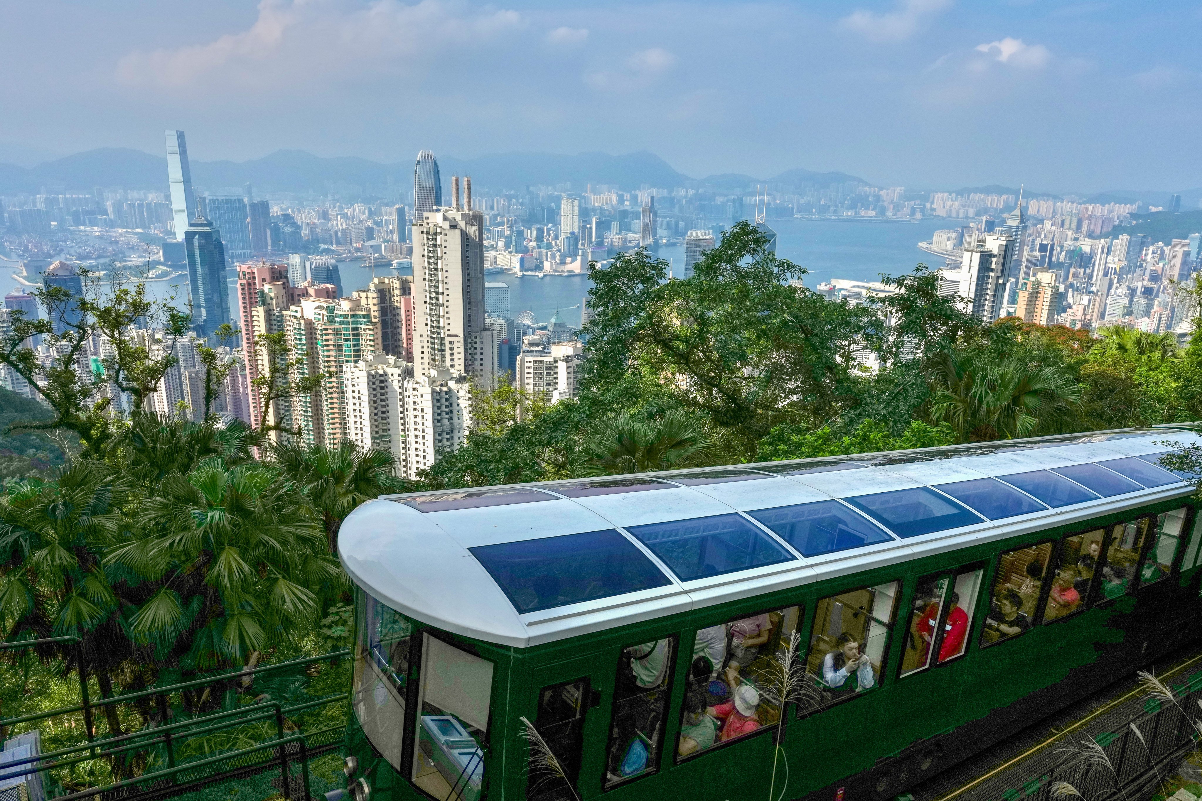 The Peak Tram has special offers for July 1. Photo: Karma Lo