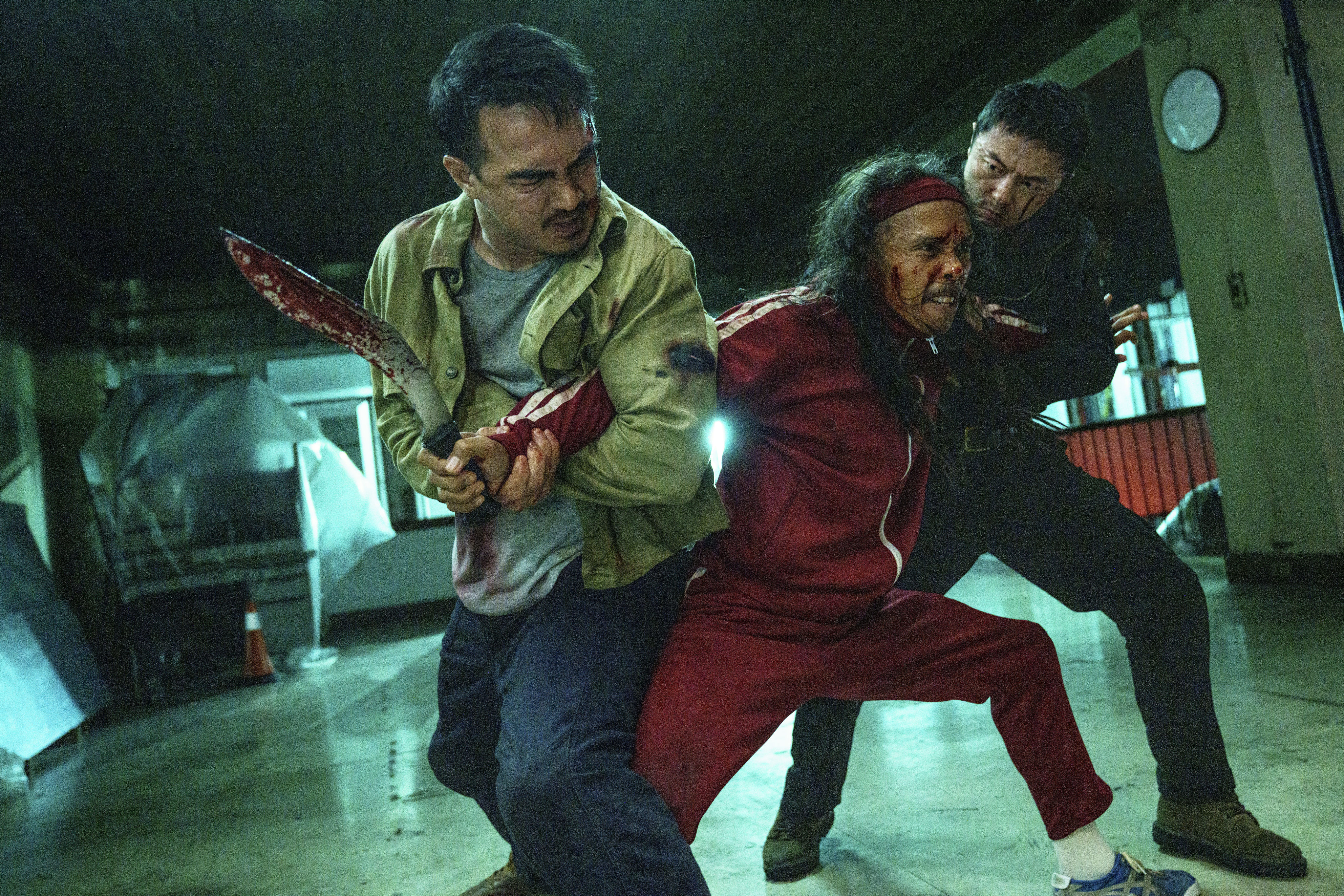 (From left) Joe Taslim, Yayan Ruhian and Xie Miao in a still from The Furious (category III, Mandarin, English, Thai), directed by Kenji Tanigaki. Yang Enyou co-stars.