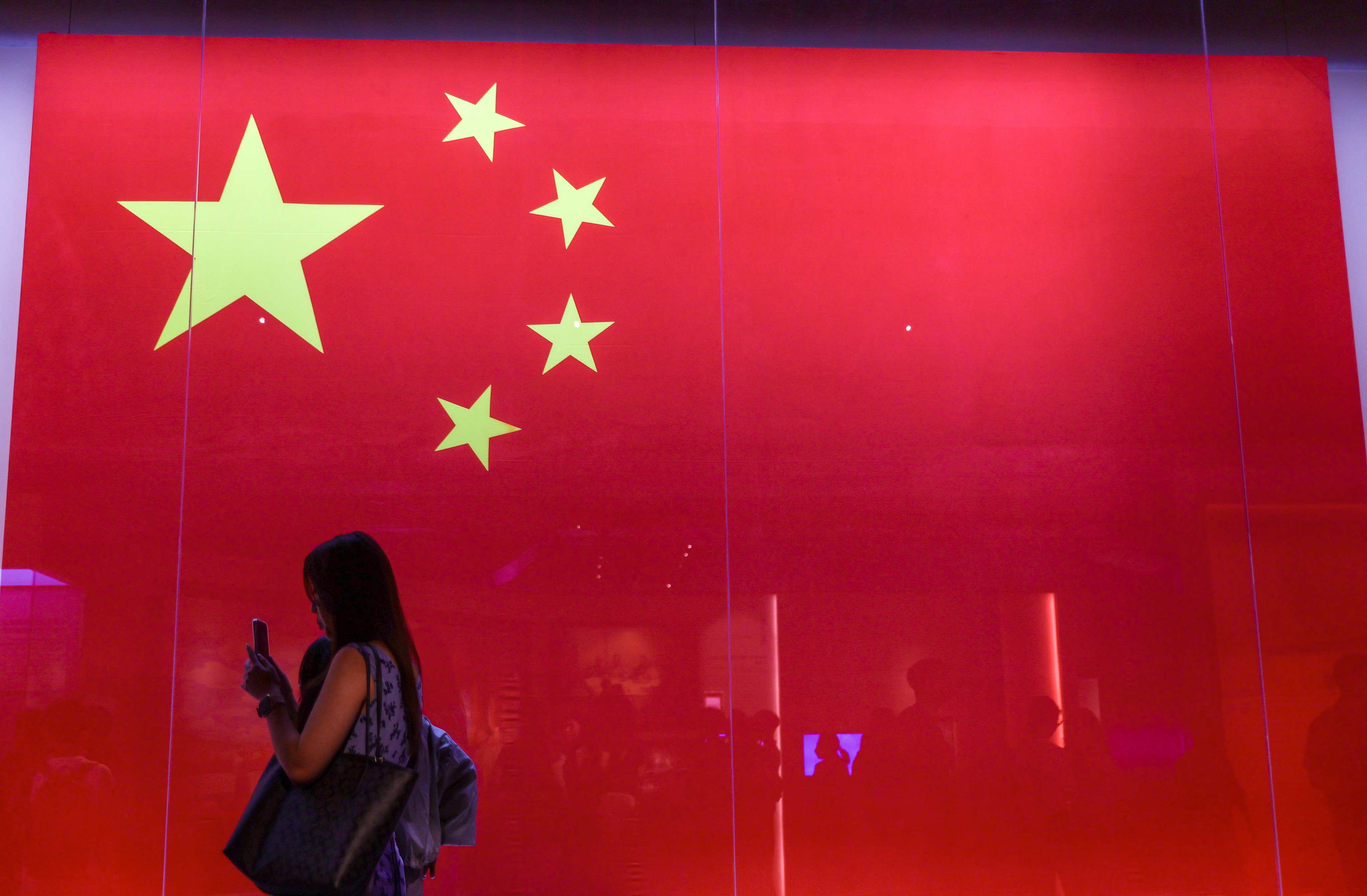 People visit the National Security Exhibition Gallery in Hong Kong. Photo: Edmond So