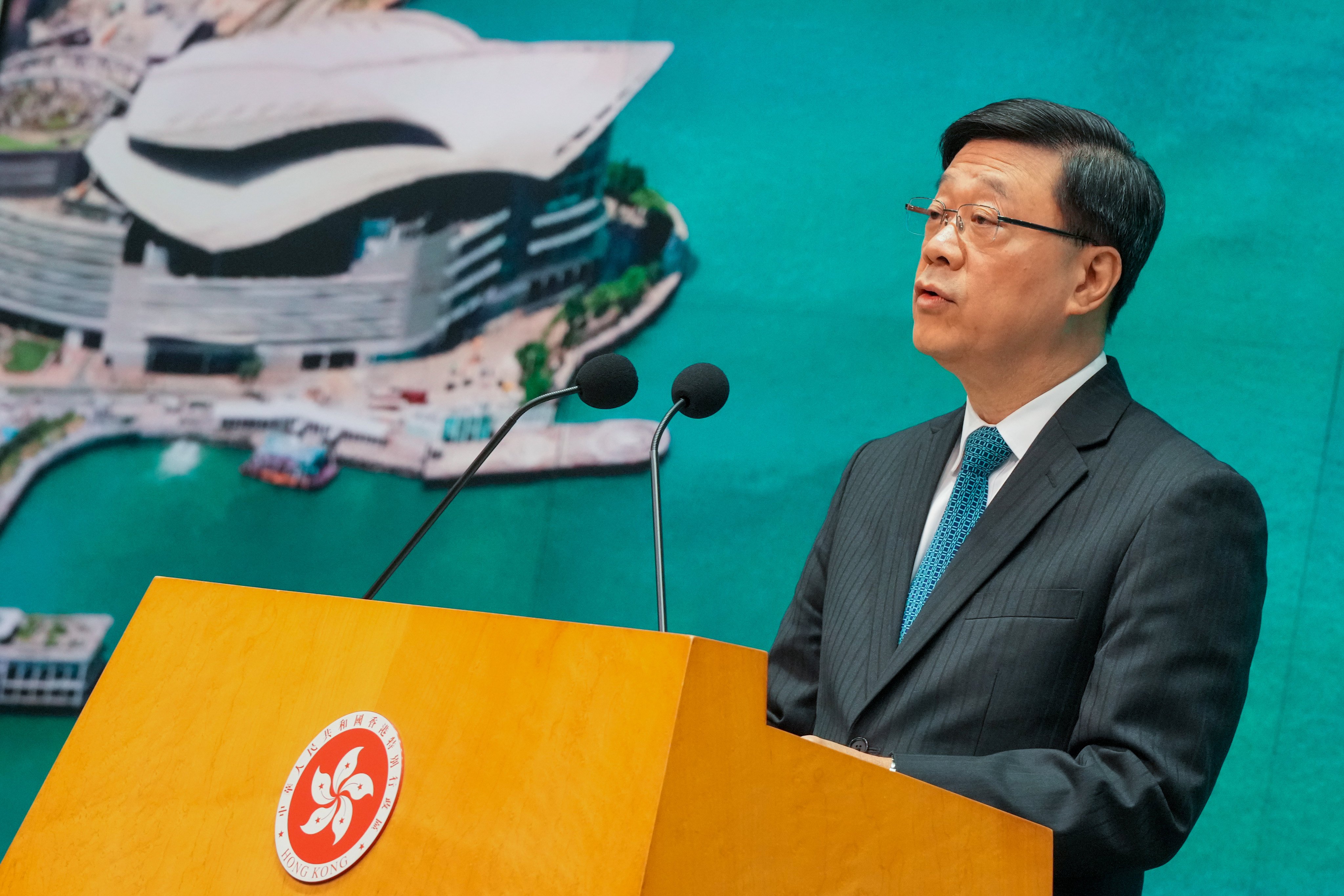 Chief Executive John Lee Ka-chiu says the new legislation does not expand the definition of offences, nor does it introduce new crimes, penalties or powers. Photo: May Tse