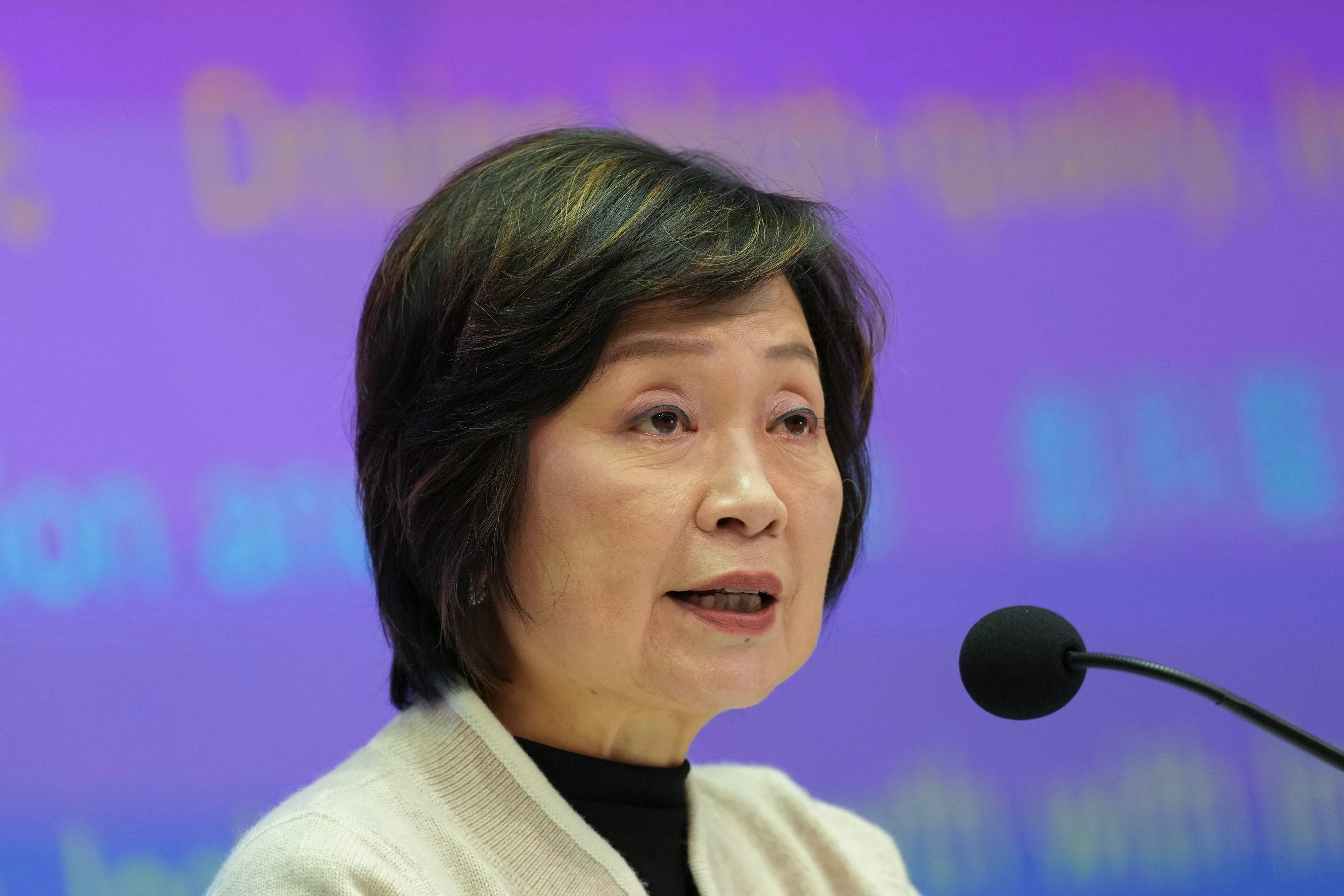 Secretary for Education Christine Choi has told the Legislative Council that the proposed university town will have distinctive Hong Kong characteristics. Photo: Karma Lo