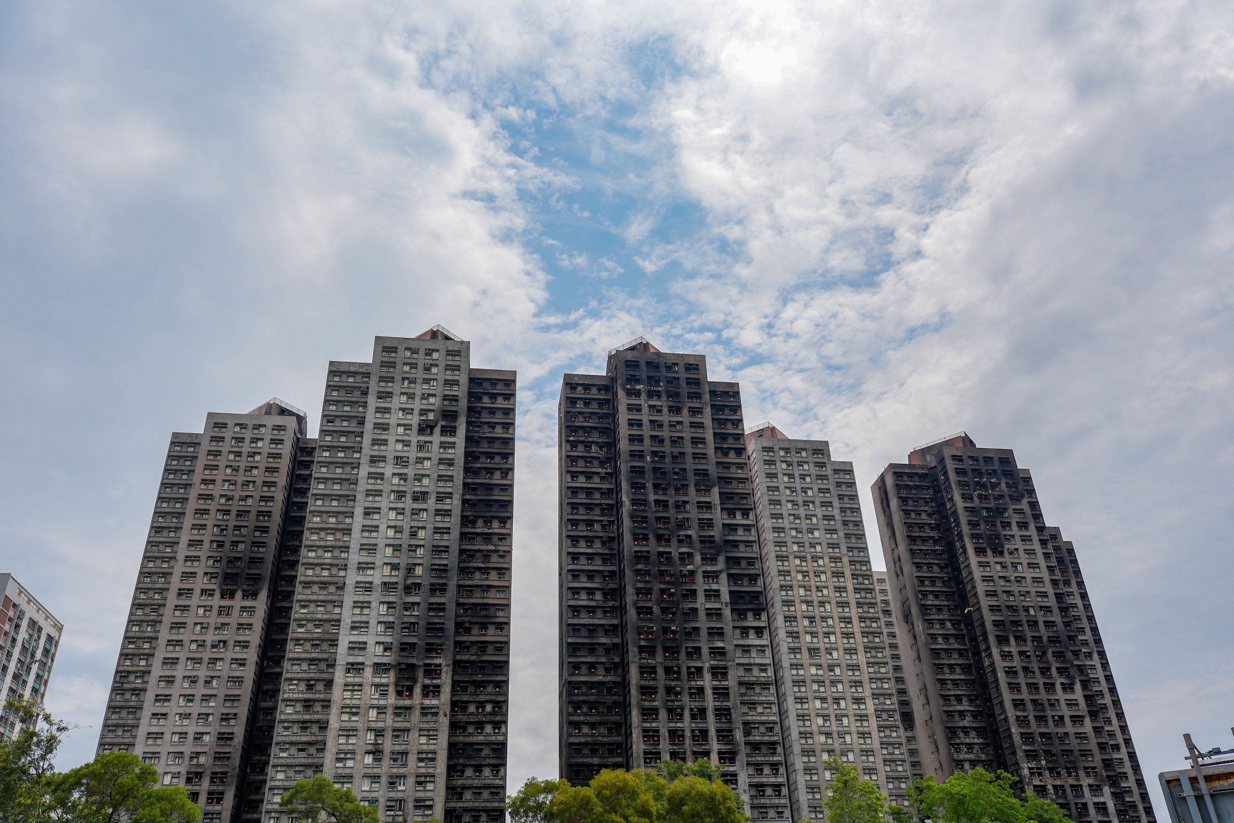 A deadly blaze broke out at Wang Fuk Court last year. Photo: Eugene Lee