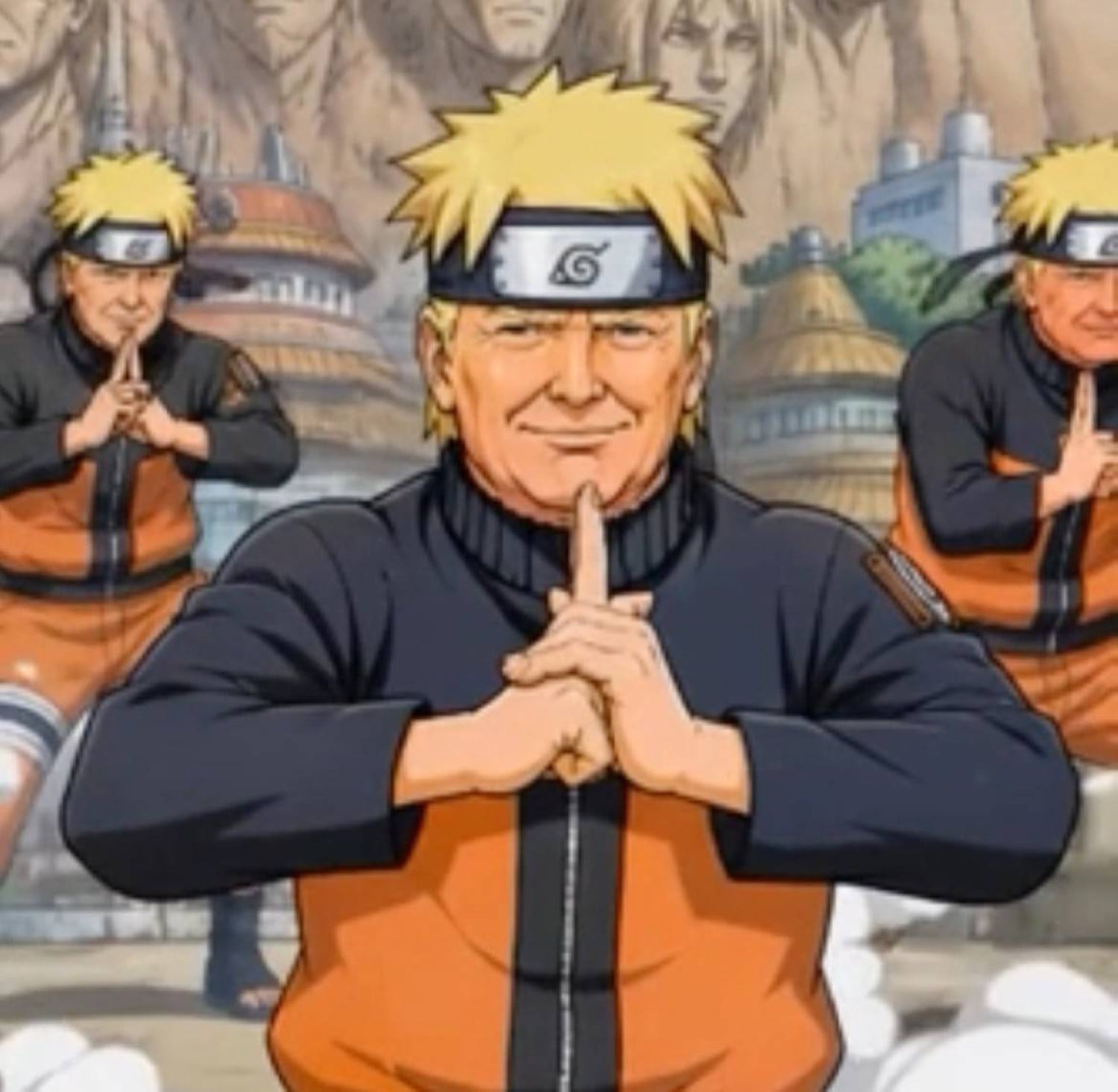 US President Donald Trump is depicted as Naruto Uzumaki in a recent music video. Photo: Truth Social/realDonaldTrump