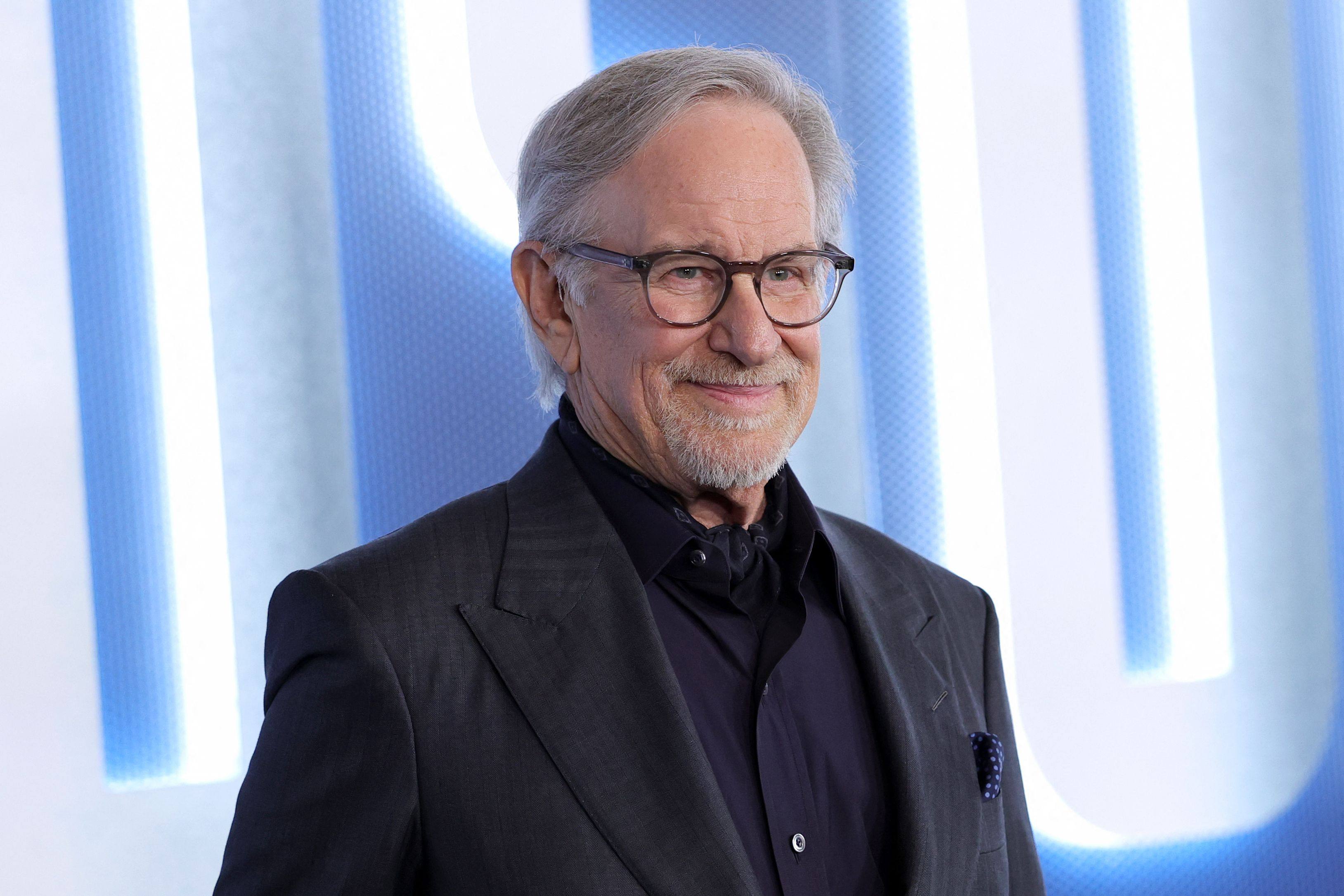 Director Steven Spielberg attends the US premiere of Disclosure Day on June 8, 2026 in New York City. Photo: Getty Images via AFP