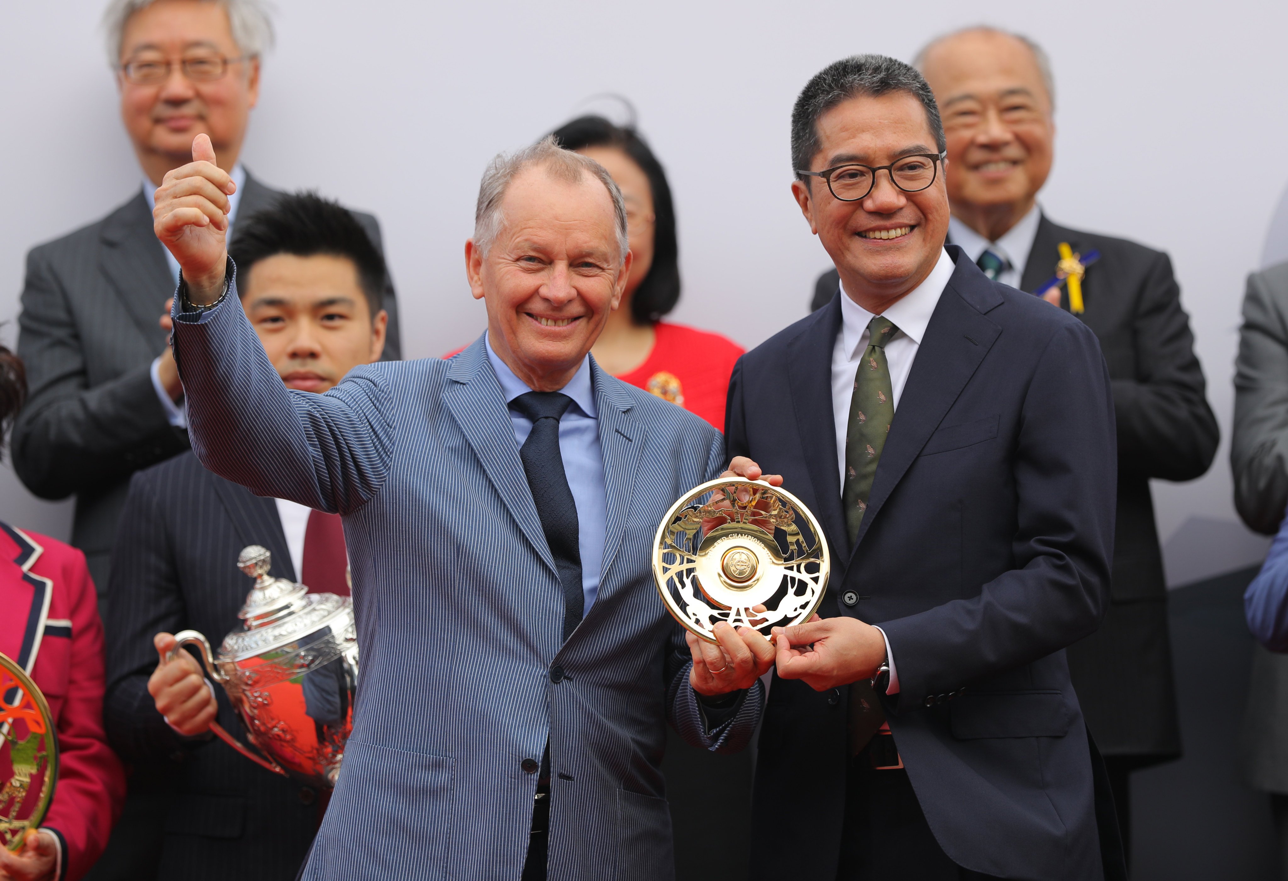 John Moore (left) will return to Hong Kong racing as an owner on Saturday. Photos: SCMP