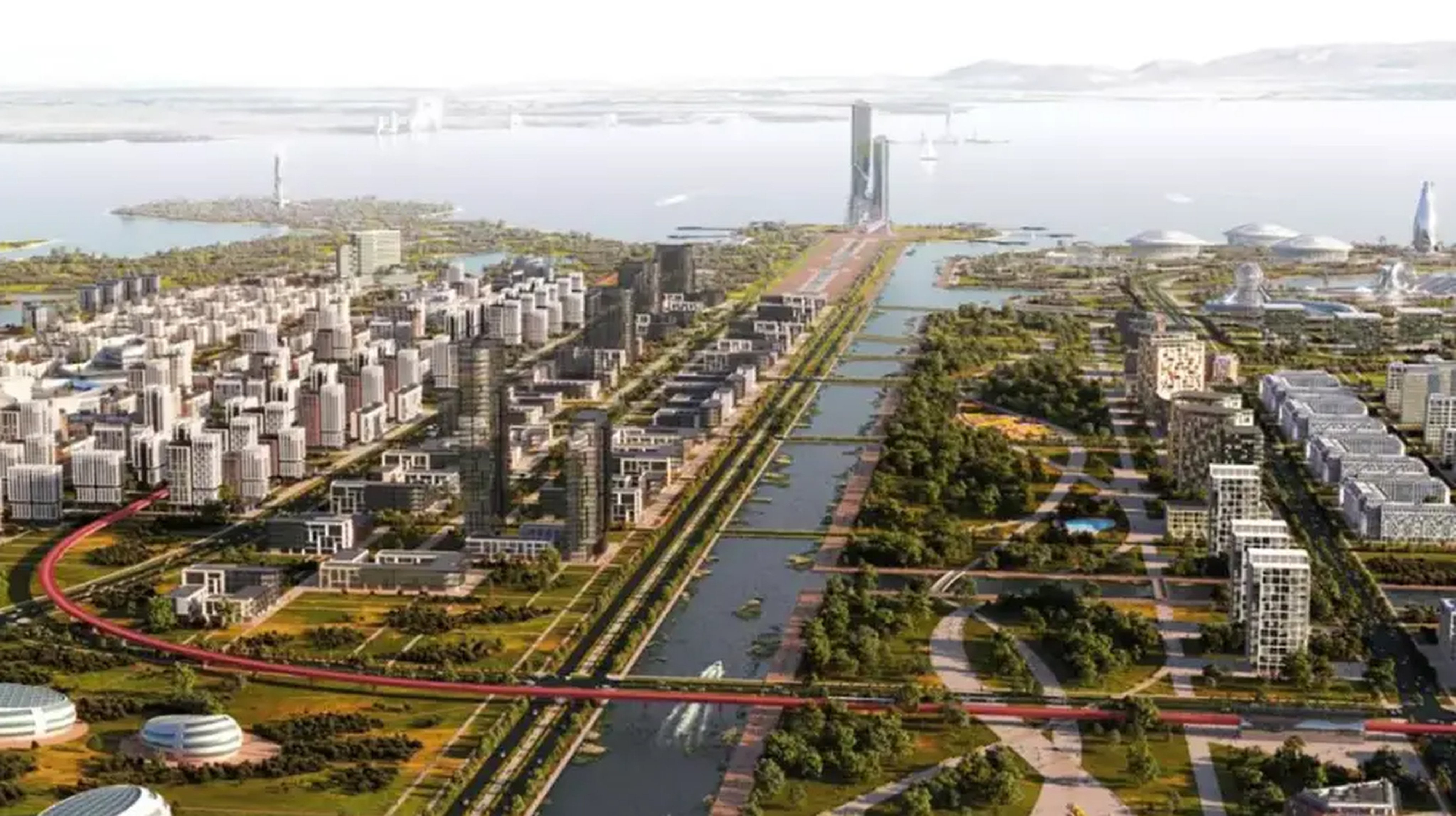 Kazakhstan is seeking partners who could bring not only investment but also technology and expertise for the development of Alatau City. Photo: Handout