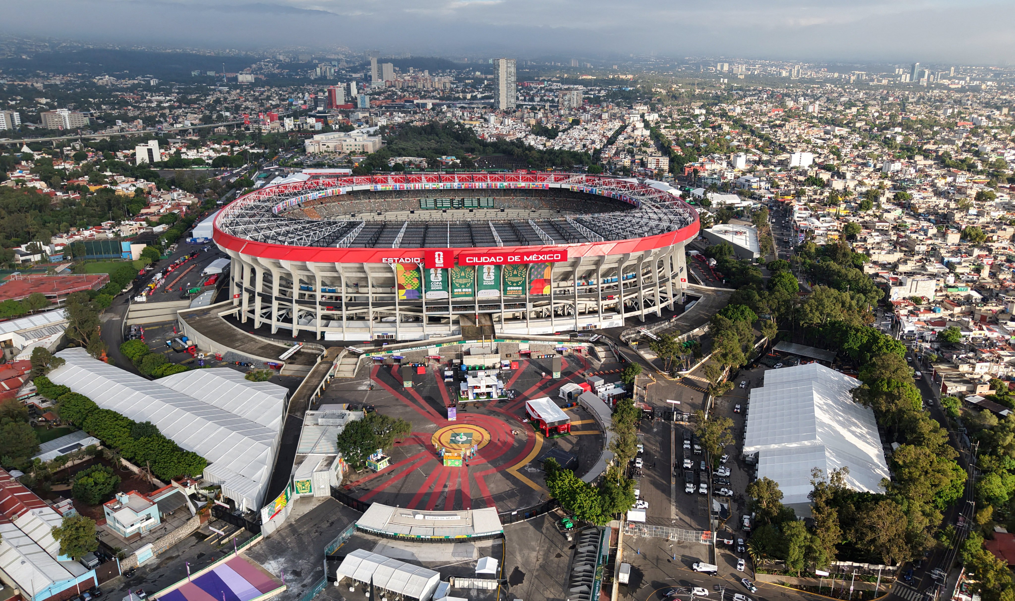 Ciudad de Mexico Stadium, formerly known as Azteca Stadium, ahead of the opening match of the Fifa World Cup in Mexico City. Photo: Reuters
