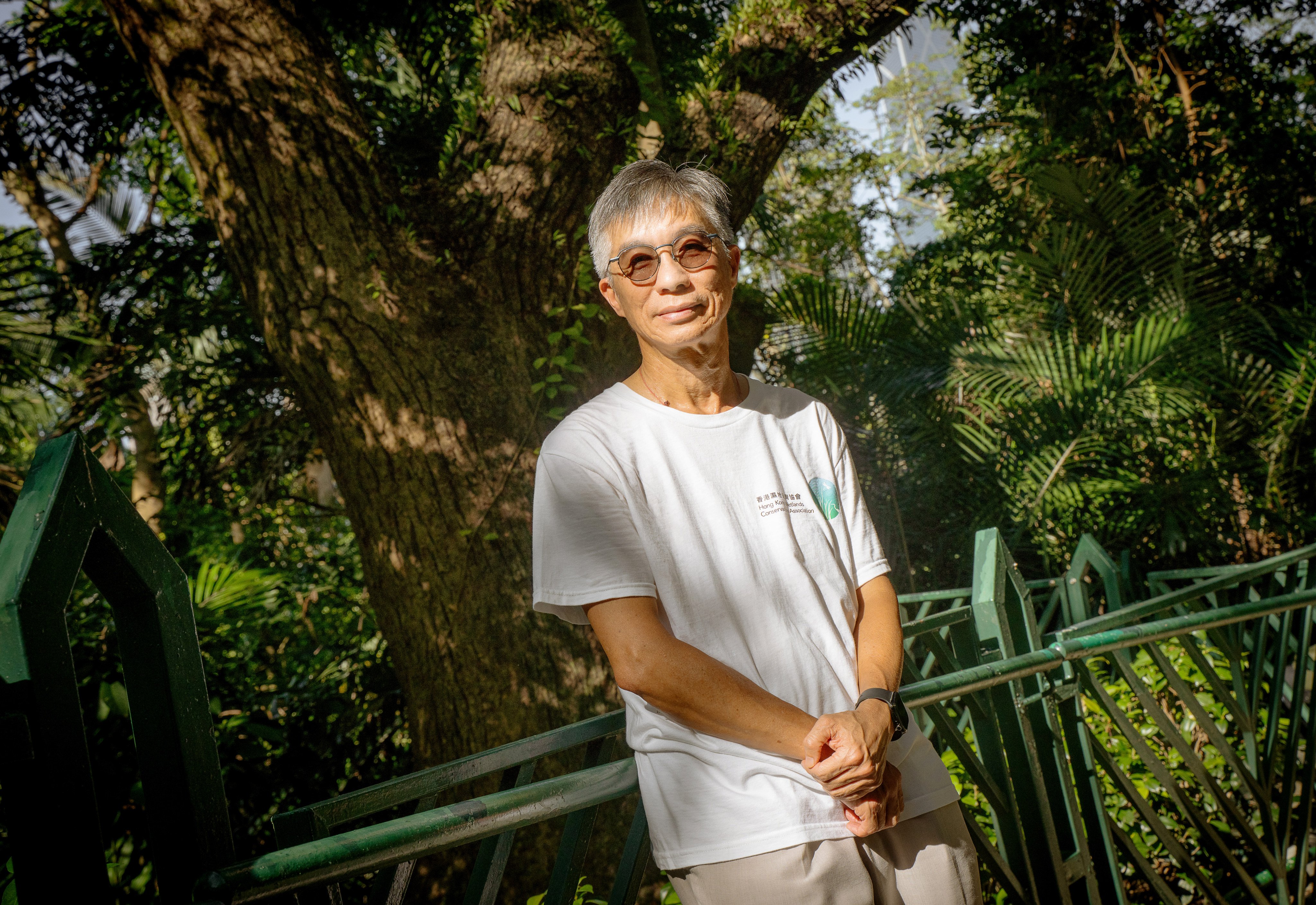 Michael Lau Wei-neng at the Hong Kong Zoological and Botanical Gardens in Central. Photo: Alexander Mak