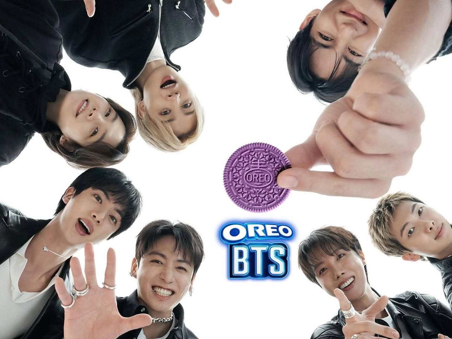 BTS has collaborated with Oreo to create a purple cookie that tastes like a popular Korean street food. Photo: Instagram/bighit.music