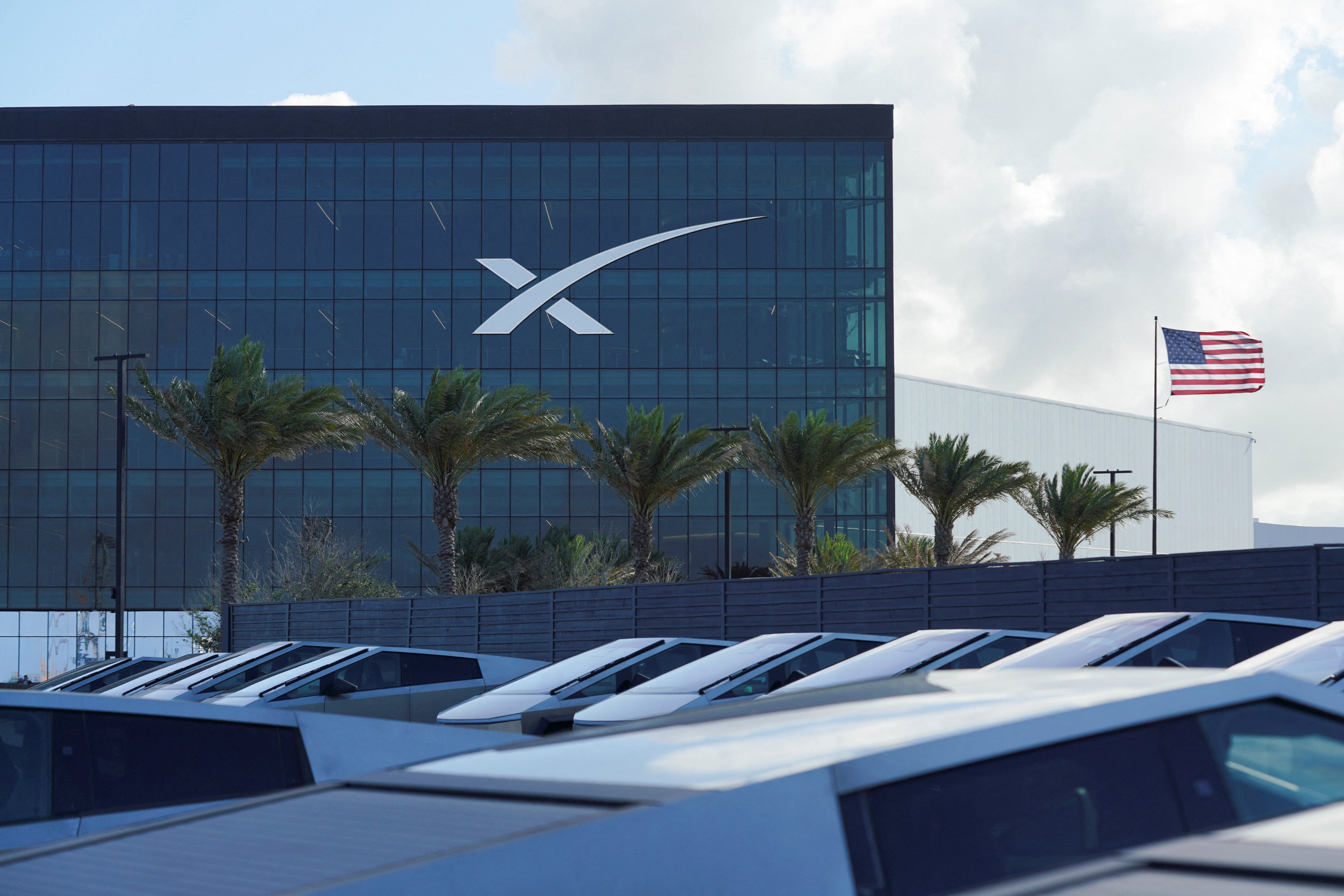 A view of a SpaceX building in Starbase, Texas, on June 11, 2026. Photo: Reuters