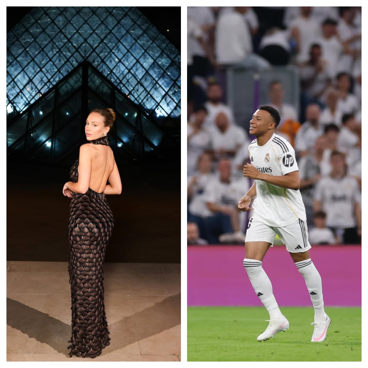 There’s growing evidence that Spanish actress Ester Expósito and French footballing superstar Kylian Mbappé might be in a relationship. Photos: @ester_exposito, @k.mbappe/Instagram