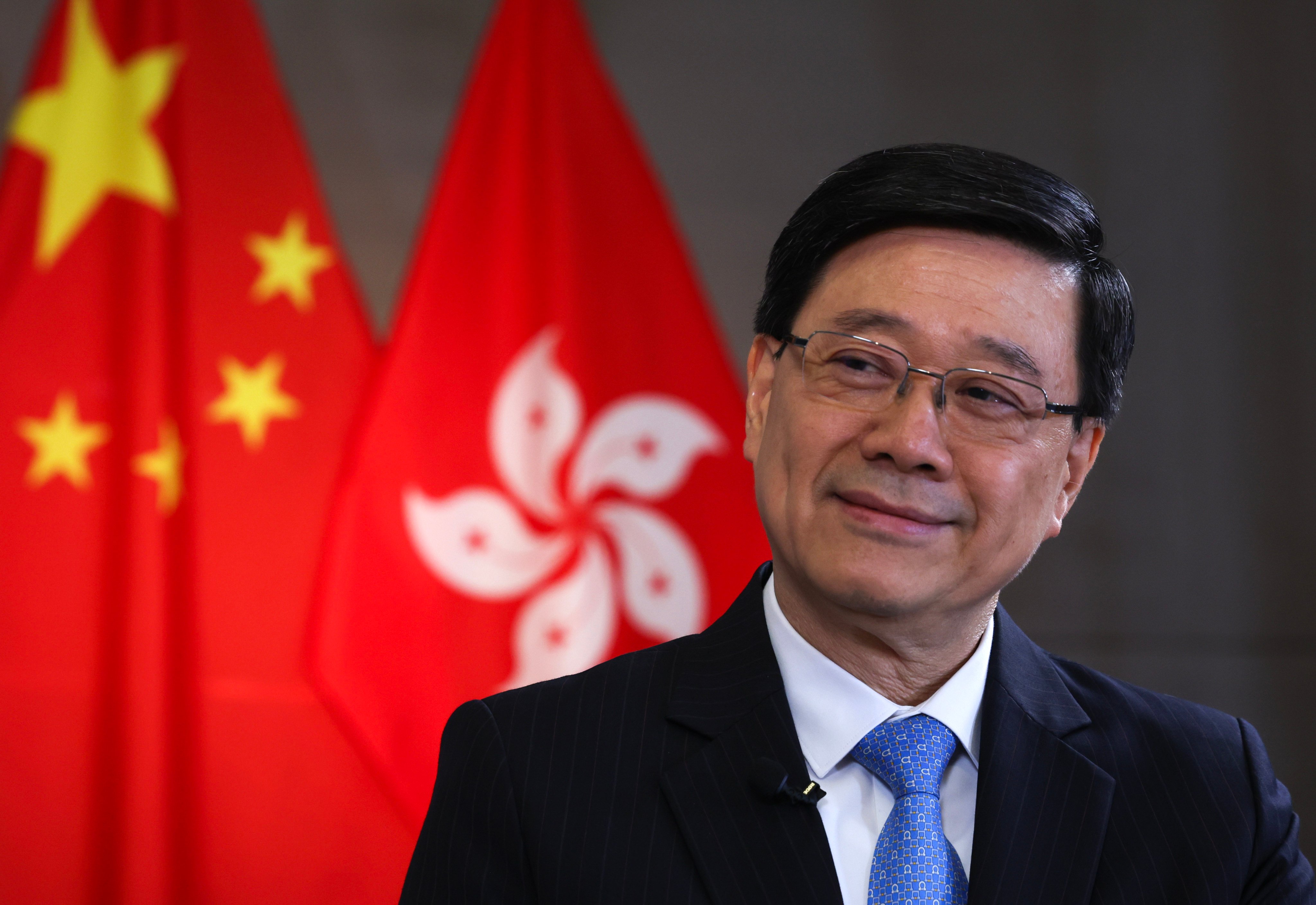 City leader John Lee says the complex geopolitical situation will only highlight Hong Kong’s clear edge as a “safe, stable and secure society” for investors. Photo: Dickson Lee