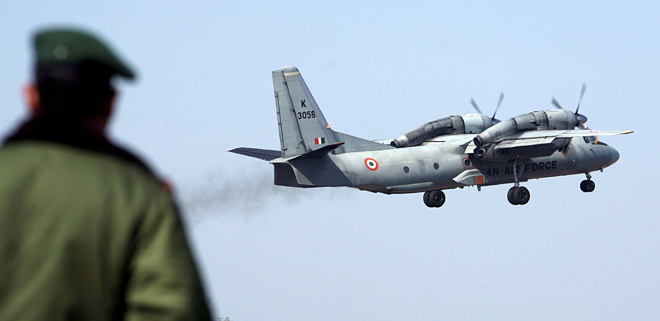 An Indian Air Force AN-32 transport aircraft carrying security personnel takes off from the technical airport in Jammu in 2008. The An-32, a twin-engined turboprop, is specially designed to perform well at high altitudes and in extreme climates. Photo: Reuters