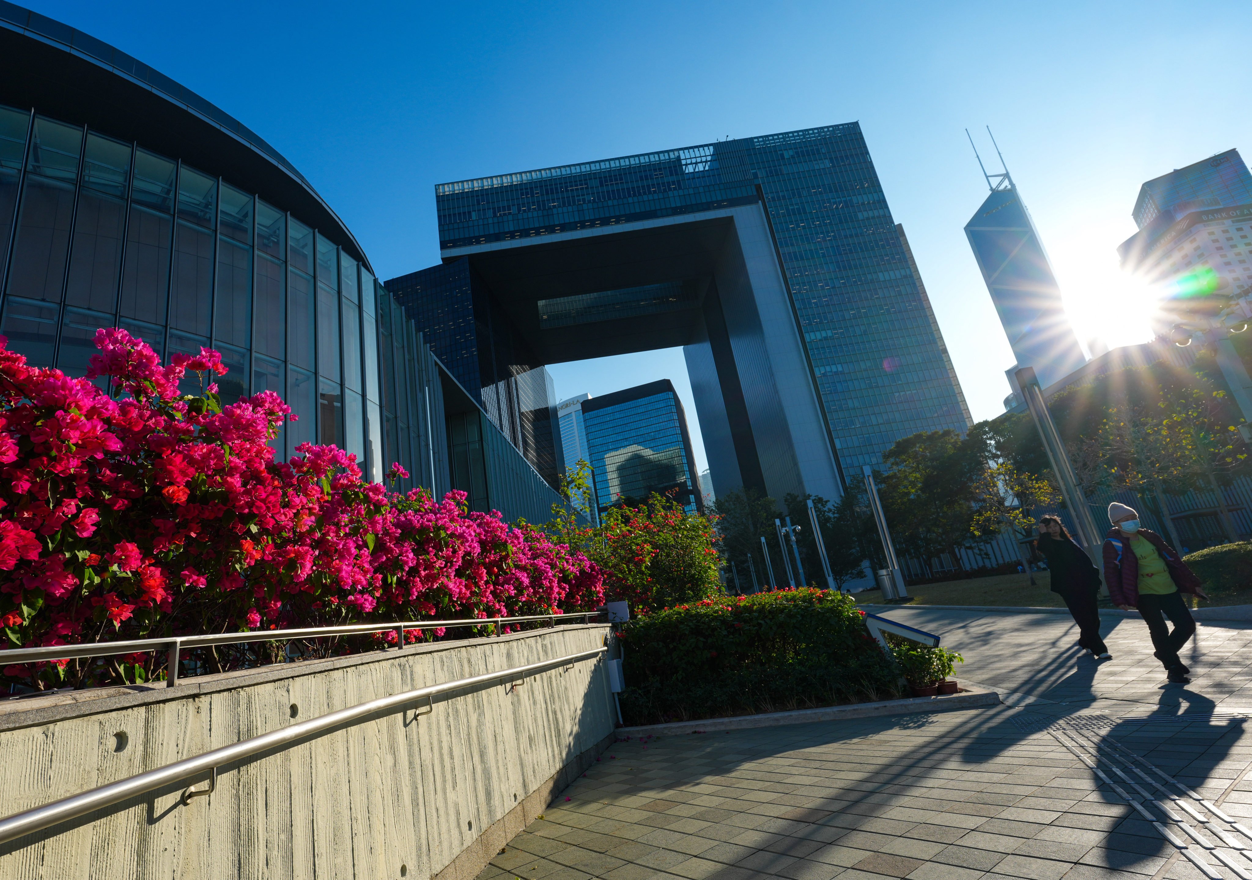 The Hong Kong government headquarters in Tamar. Officials say businesses have welcomed laws that “ensure a safer and more stable environment for investments and economic development”. Photo: Jelly Tse
