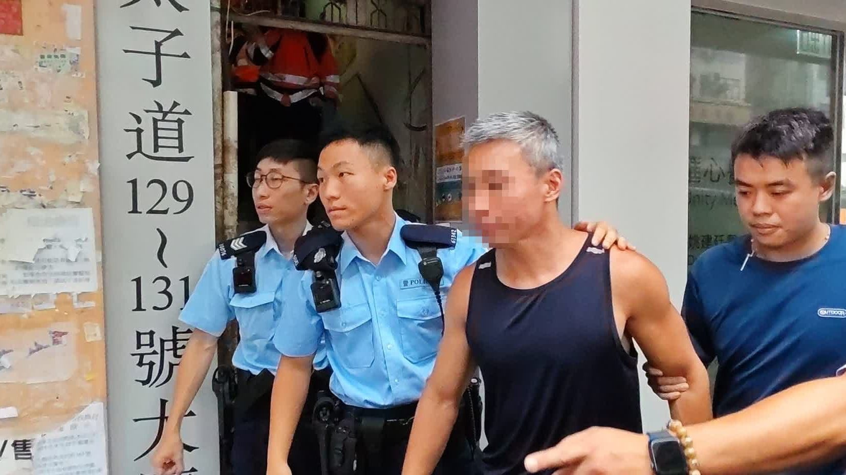 Police arrested the landlord and  tenant on suspicion of common assault. Photo: Handout