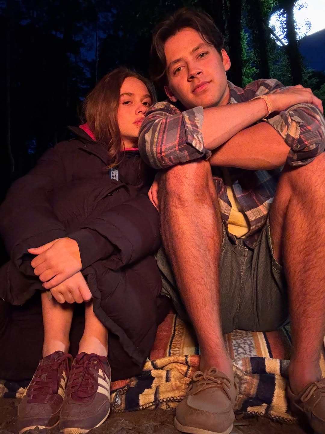 Matt Cornett and his co-star Sadie Soverall on Prime Video’s new show Every Year After. Photo: @mattcornett/Instagram