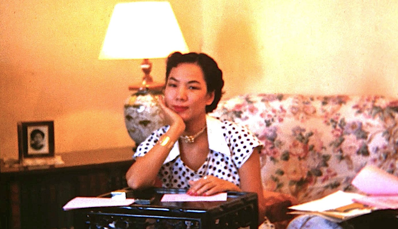 Mary Stephen’s mother, Hilda Stephen, whose maiden name was Yick Chuk-kwan, in a still from Palimpsest: The Story of a Name.