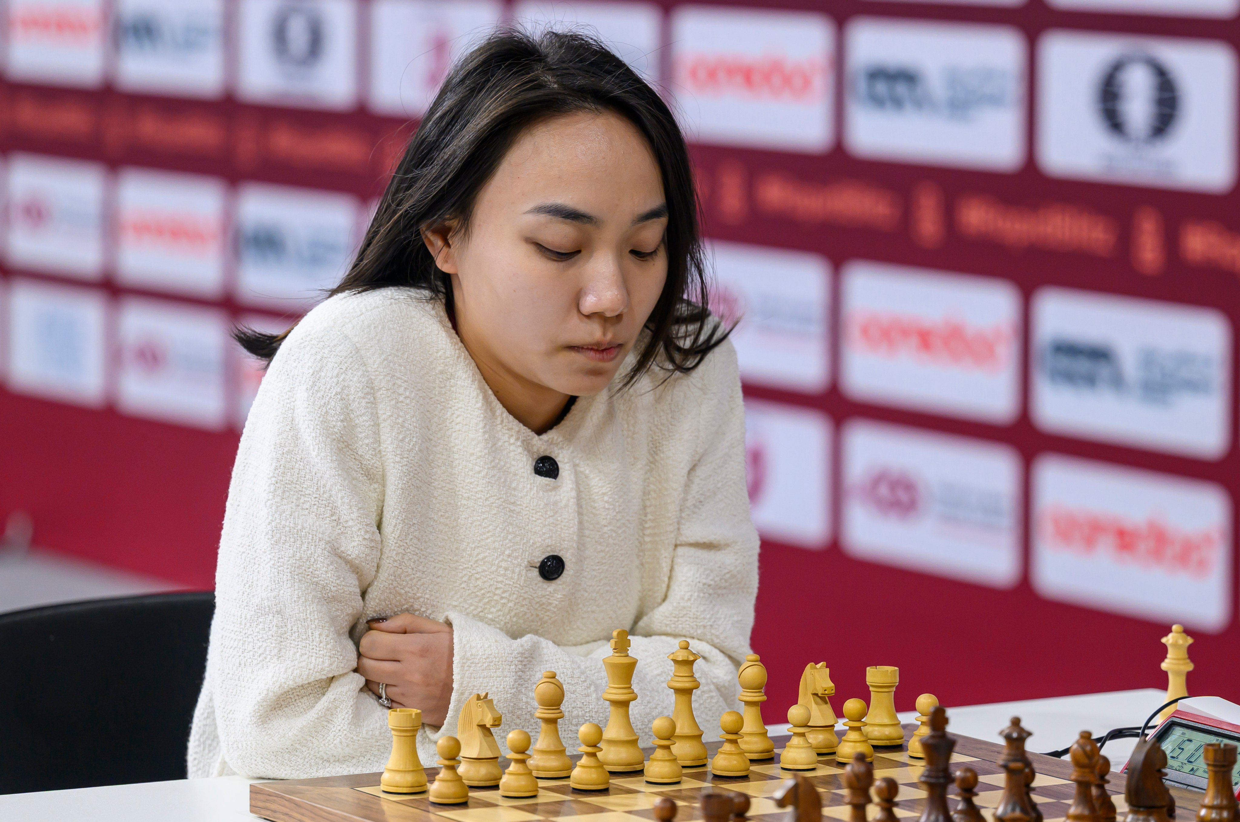 Grandmaster Lei Tingjie of China, here in Georgia in 2025, is ranked world No 2 and is joined in the top 10 by four compatriots. Photo: Getty Images