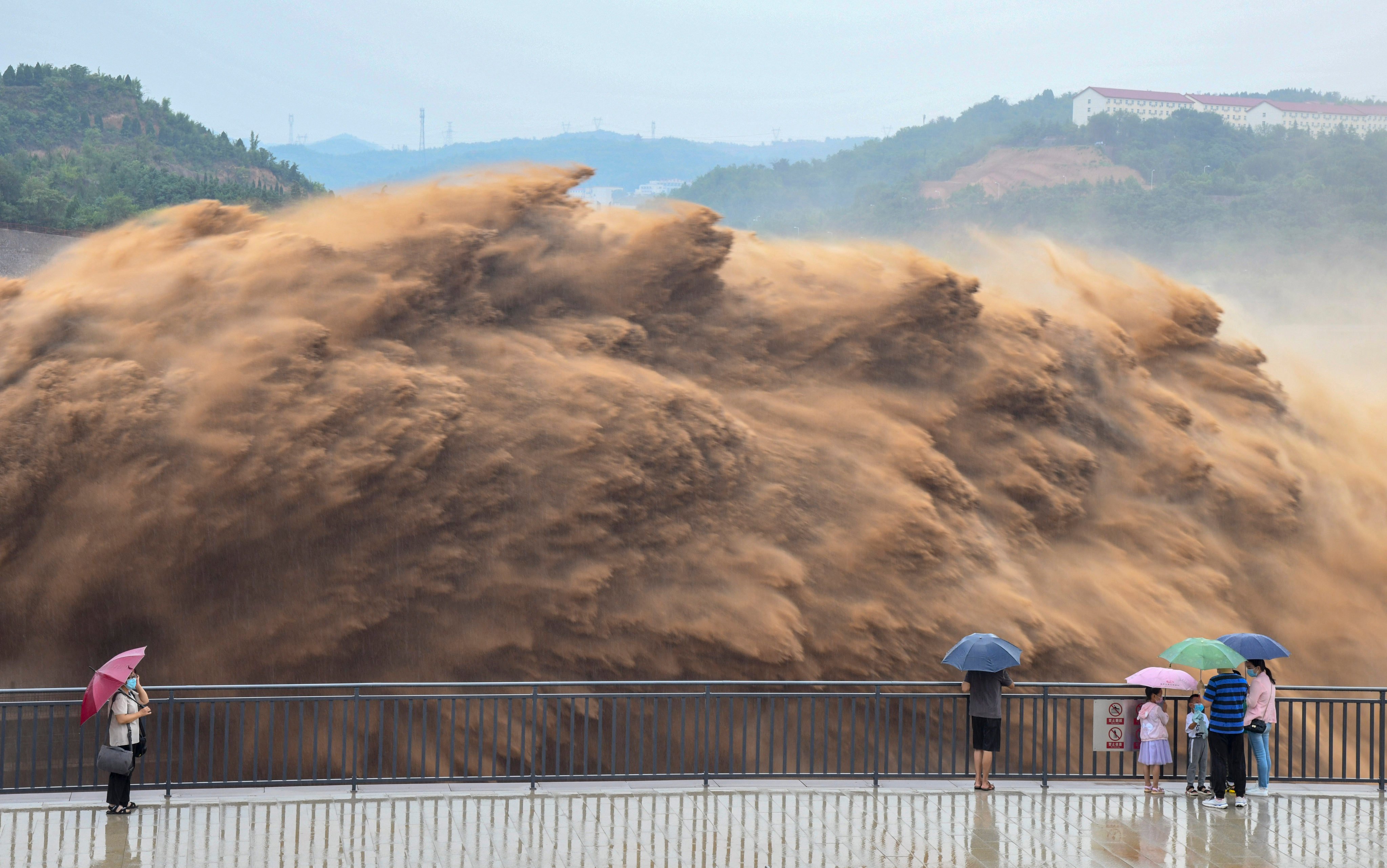 The Xiaolangdi Reservoir on China’s sediment-laden Yellow River, was a natural laboratory for the researchers. Photo: Xinhua