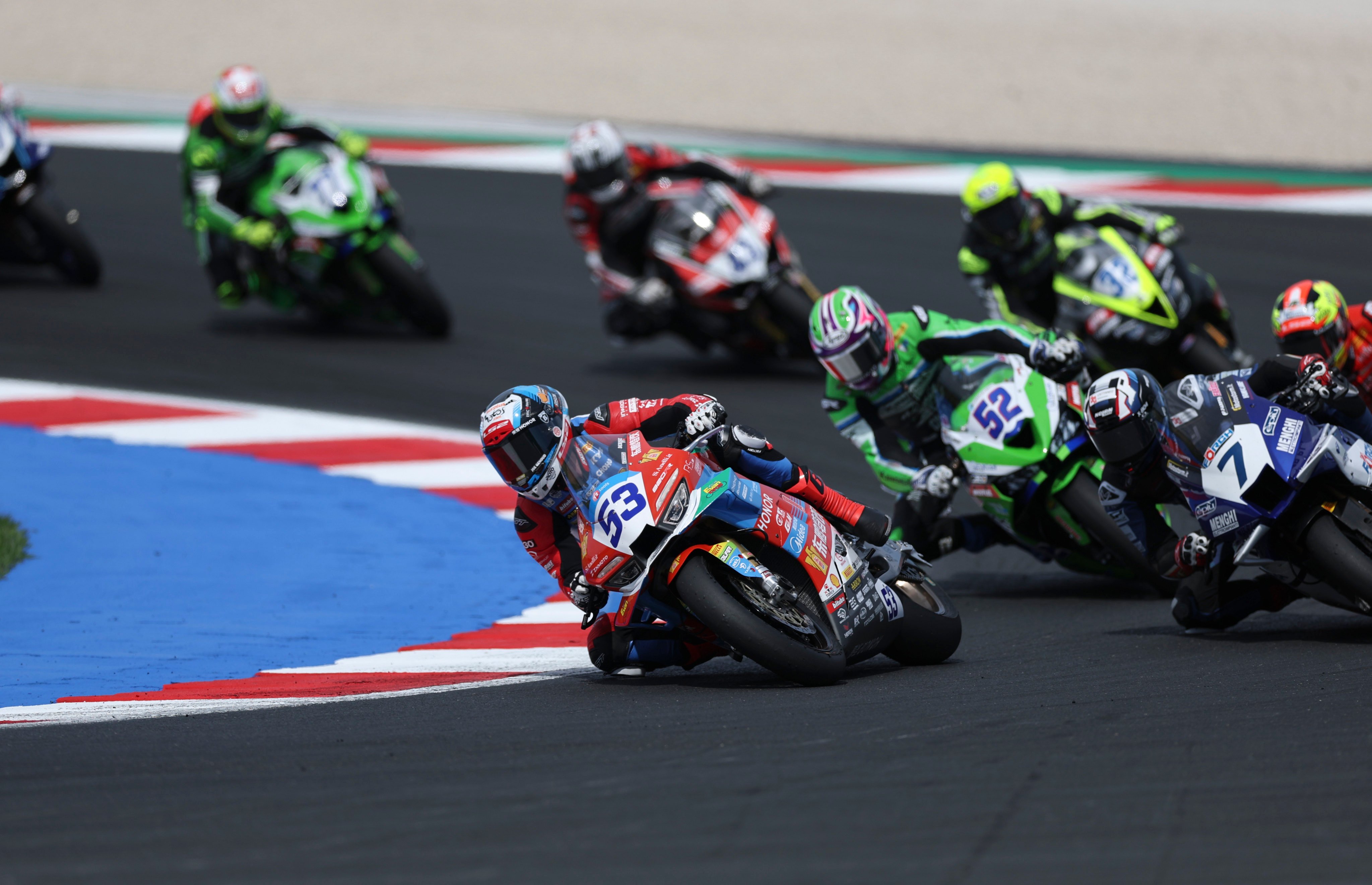 The WSBK pits modified versions of road-legal production motorcycles against each other across three classes – WorldSBK, WorldSSP and WorldSPB. Photo: Xinhua