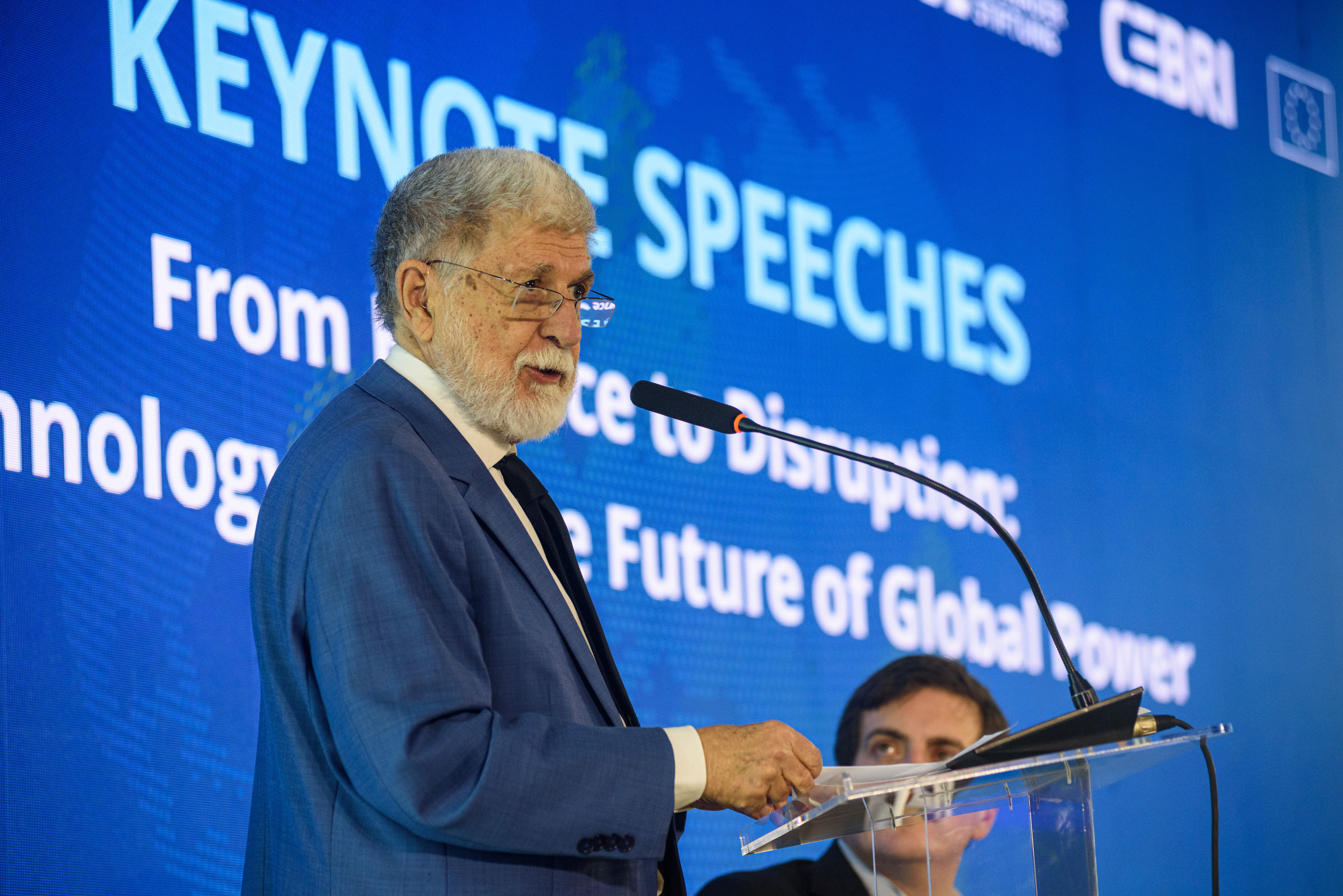 Celso Amorim, a senior adviser to Brazilian President Luiz Inacio Lula da Silva, addresses a security conference in Rio de Janeiro. Photo: Handout