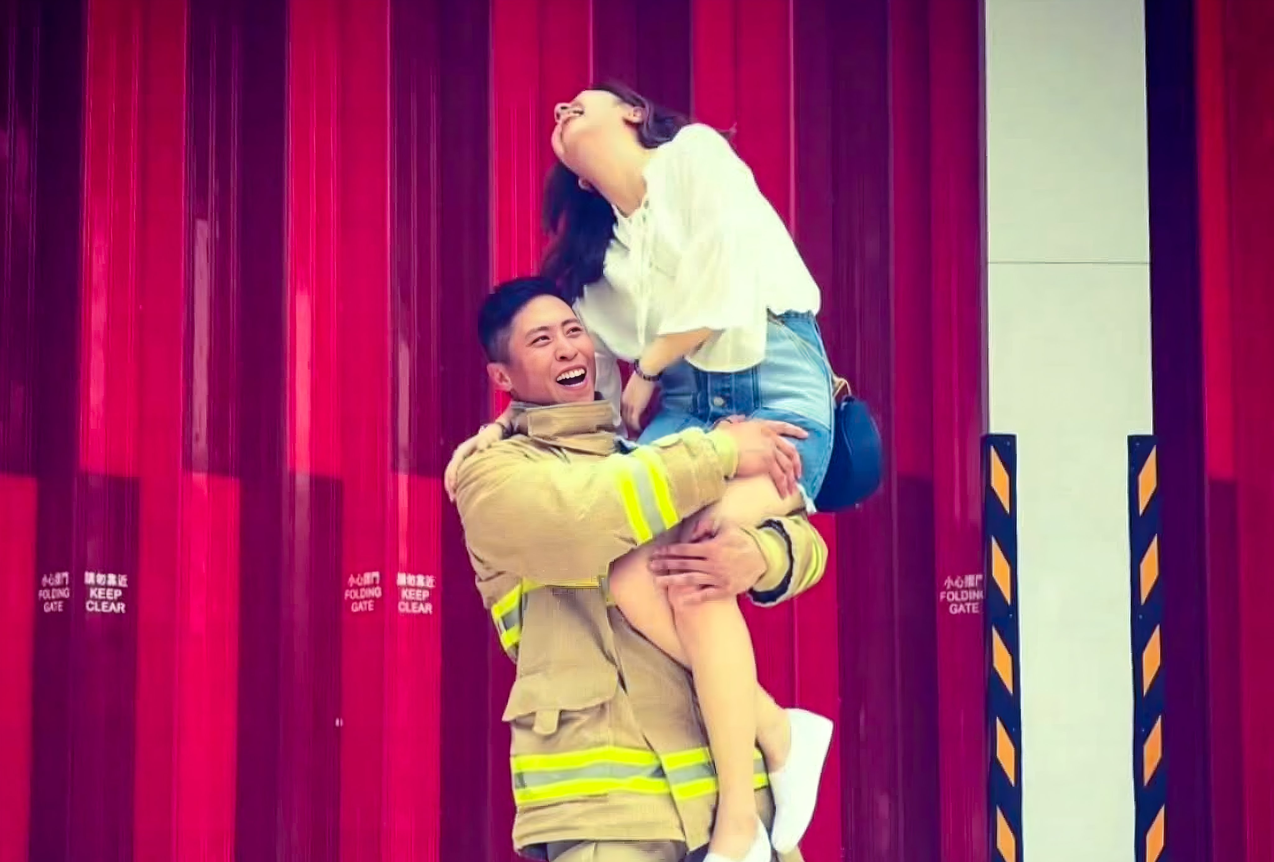 Fallen firefighter Ho Wai-ho 'will forever watch over us' as a star, his fiancée said in a social media post. Photo: Handout