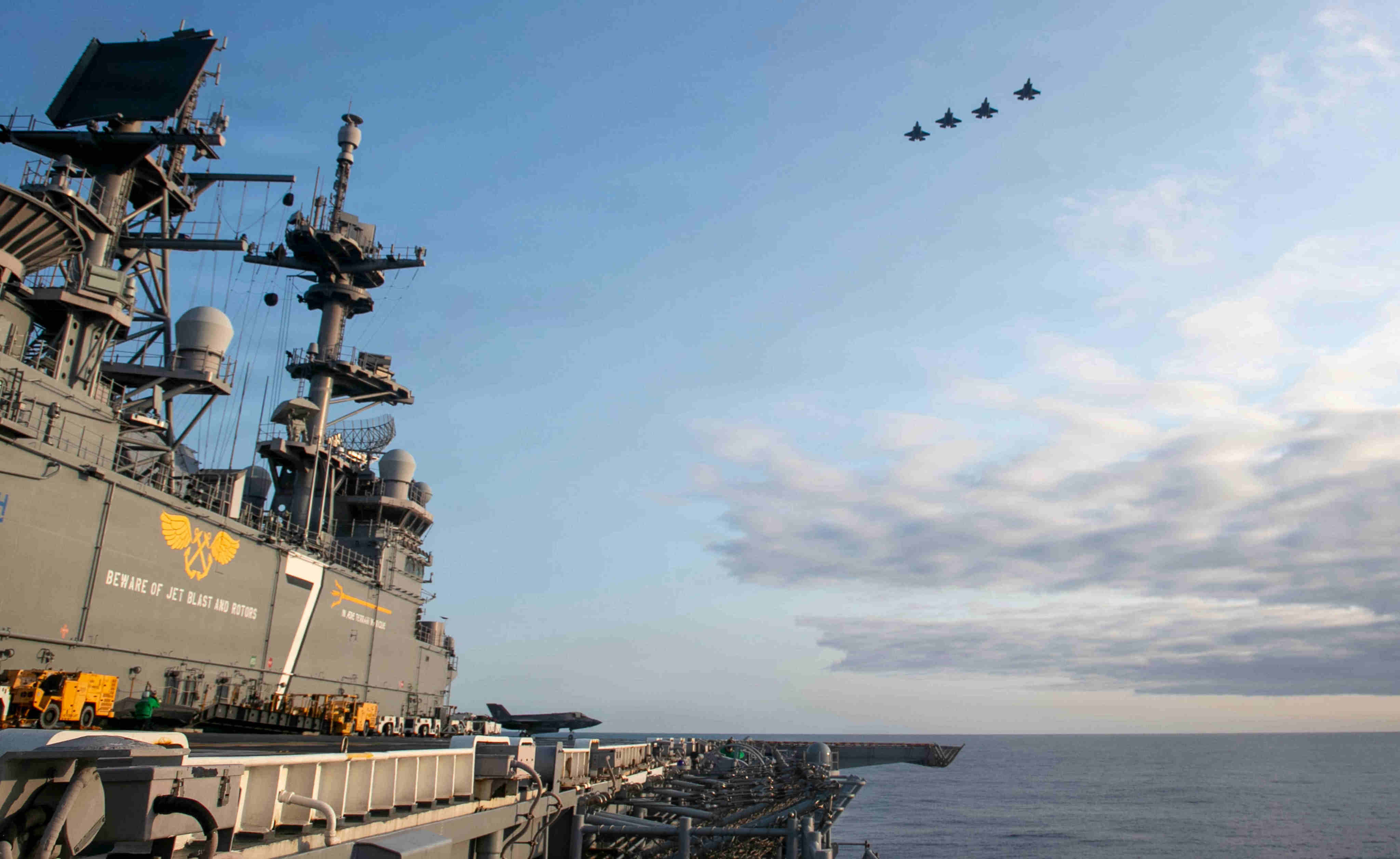 USS Tripoli was among US Navy ships sent to the Middle East as the US and Israel launched attacks on Iran. Photo: Handout