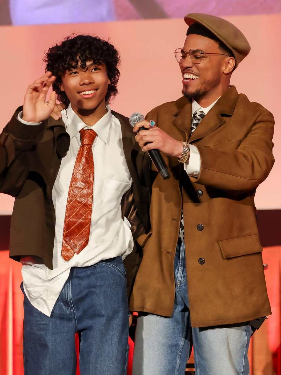 Anderson .Paak (right) with his son Soul Rasheed, who stars in the musician’s first movie. Photo: @anderson._paak/Instagram