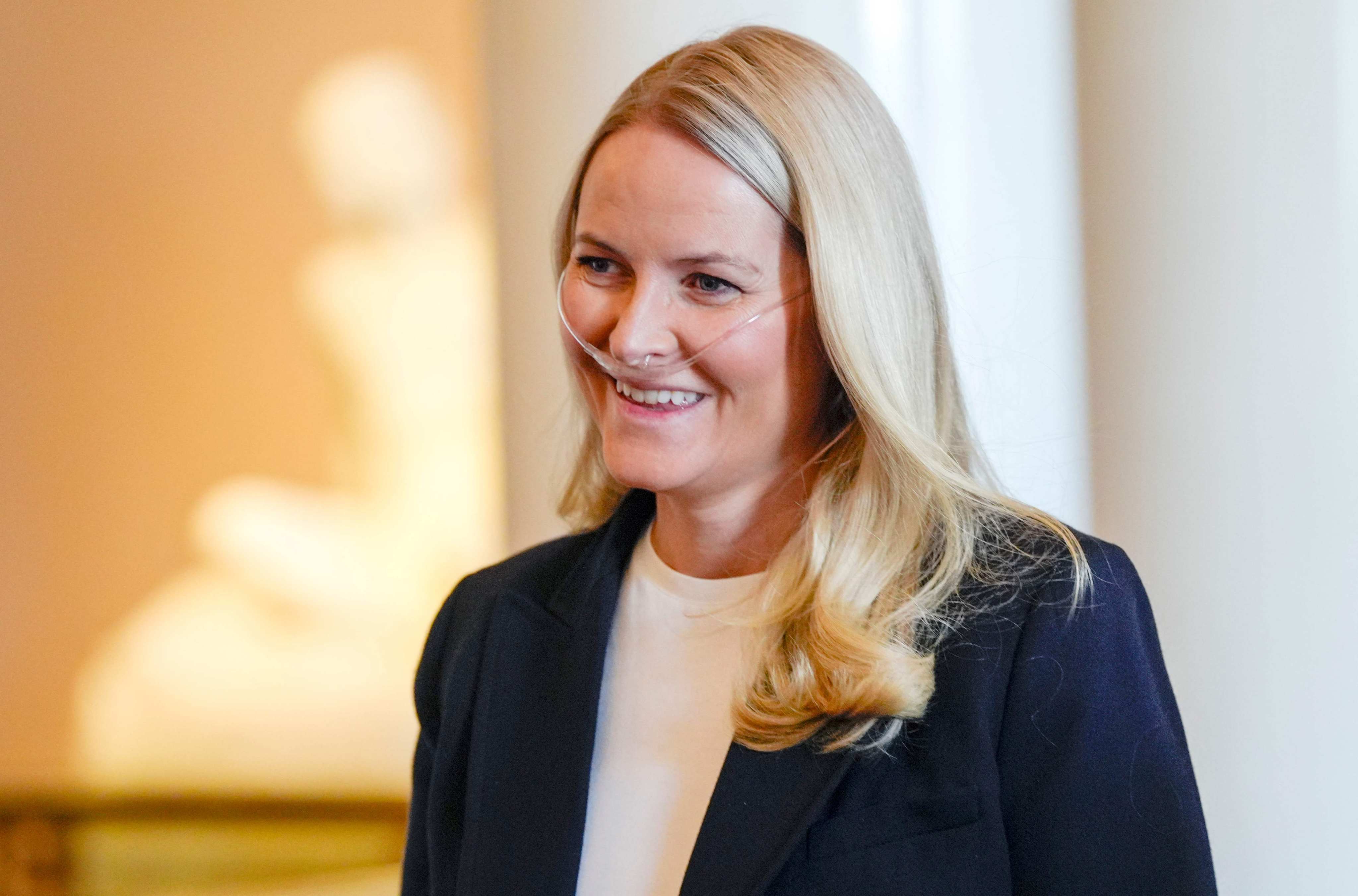 Mette-Marit, 52, has suffered from pulmonary fibrosis, which causes scarring of the lung tissue. Photo: AFP