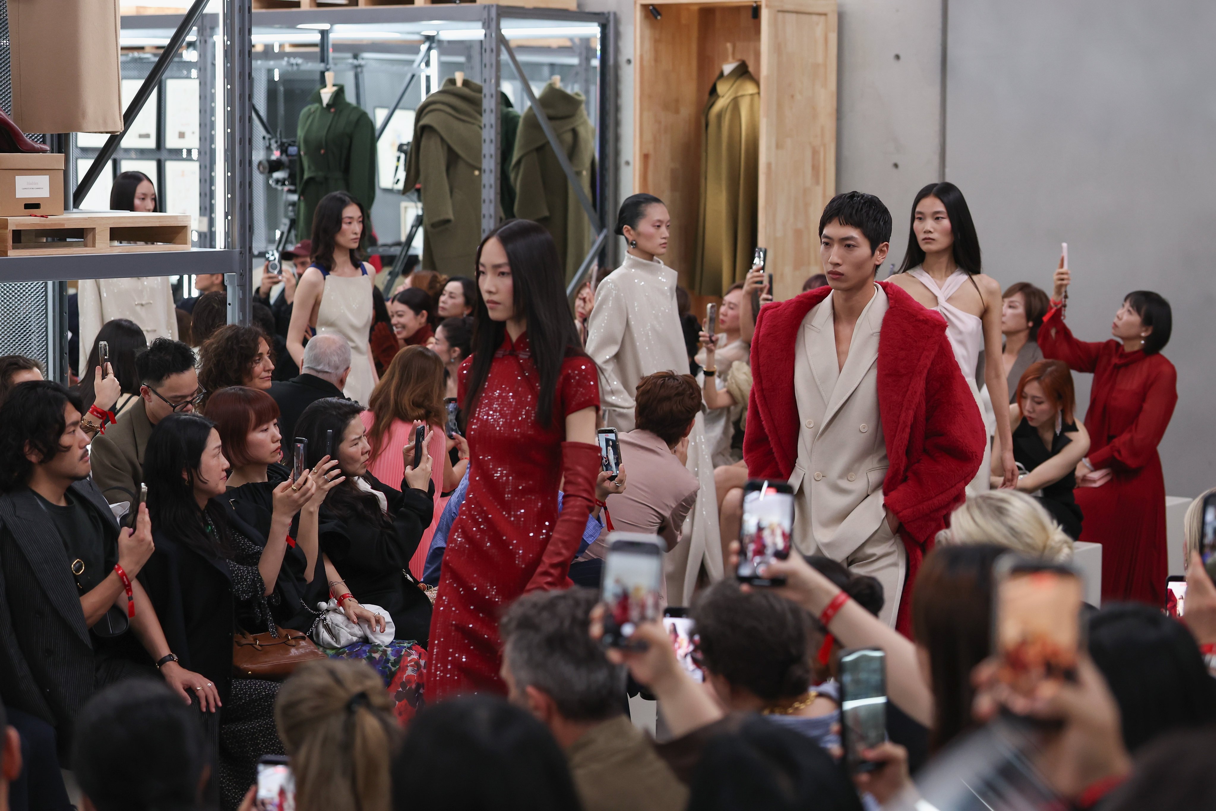 The Max Mara cruise 2027 show took place at the Long Museum in Shanghai. Photo: Getty Images