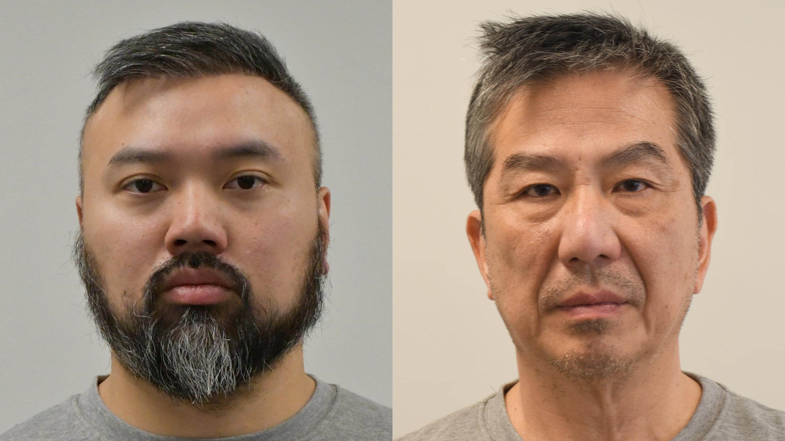 Security firm head Peter Wai and Bill Yuen, officer manager of the Hong Kong Economic and Trade Office in London.  Photos: Handout