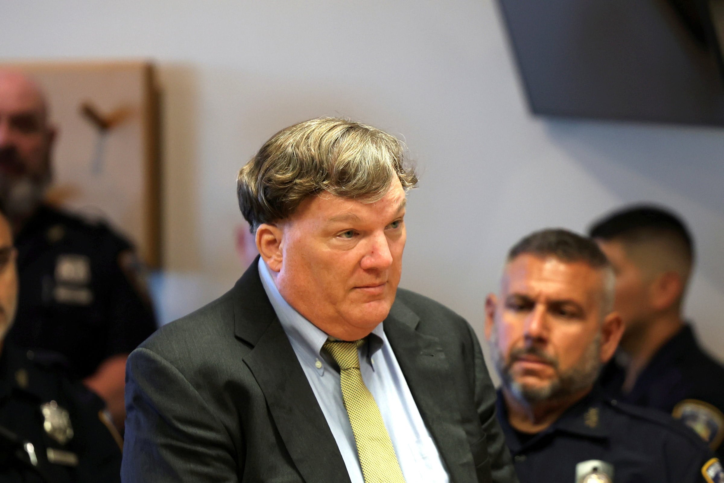 Gilgo Beach serial killer Rex Heuermann being sentenced on Wednesday. Photo: Newsday via AP