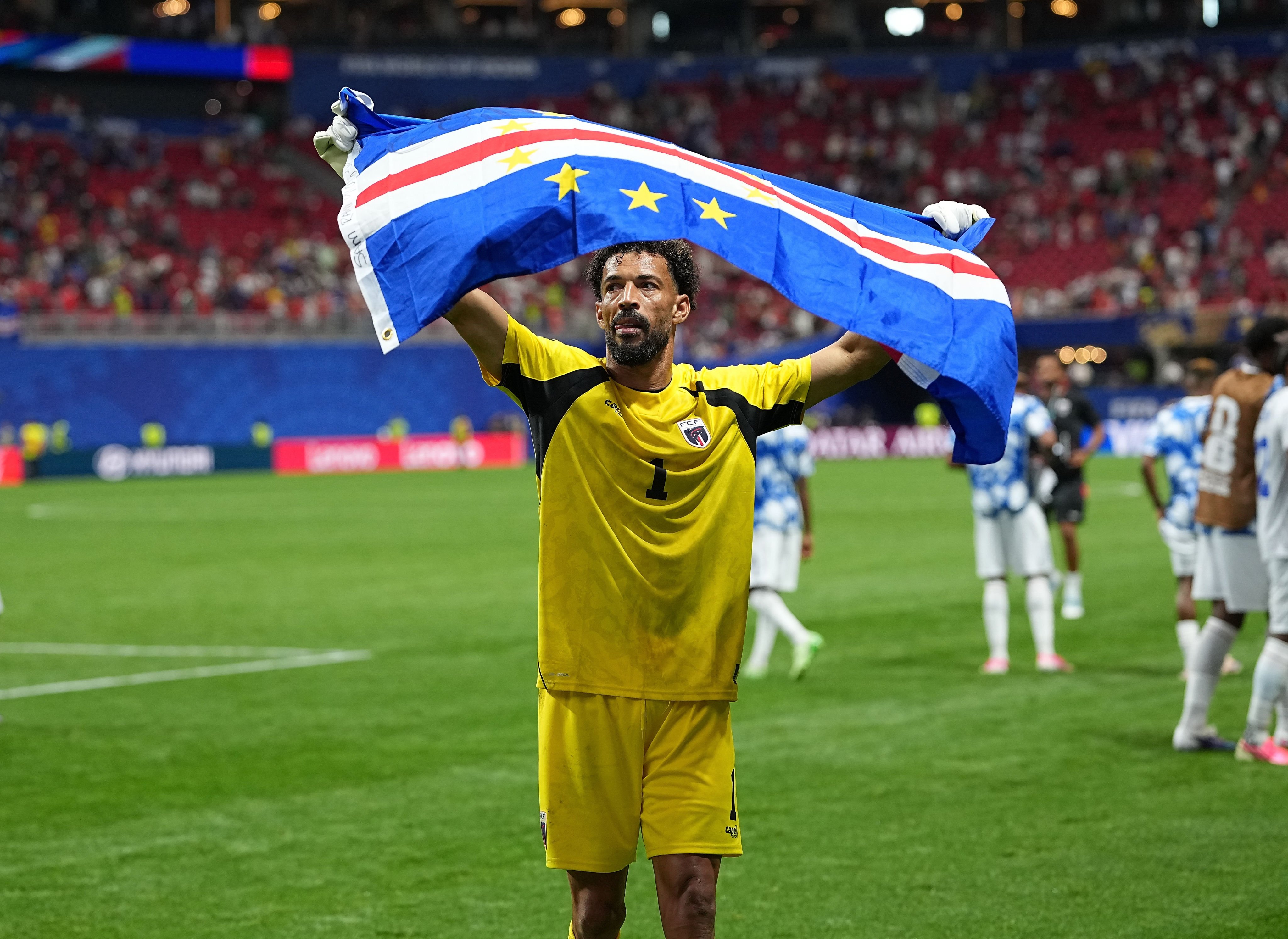 Cabo Verde goalkeeper Vozinha earned his side a remarkable draw against Spain, upsetting the predictions of bettors worldwide. Photo: Xinhua