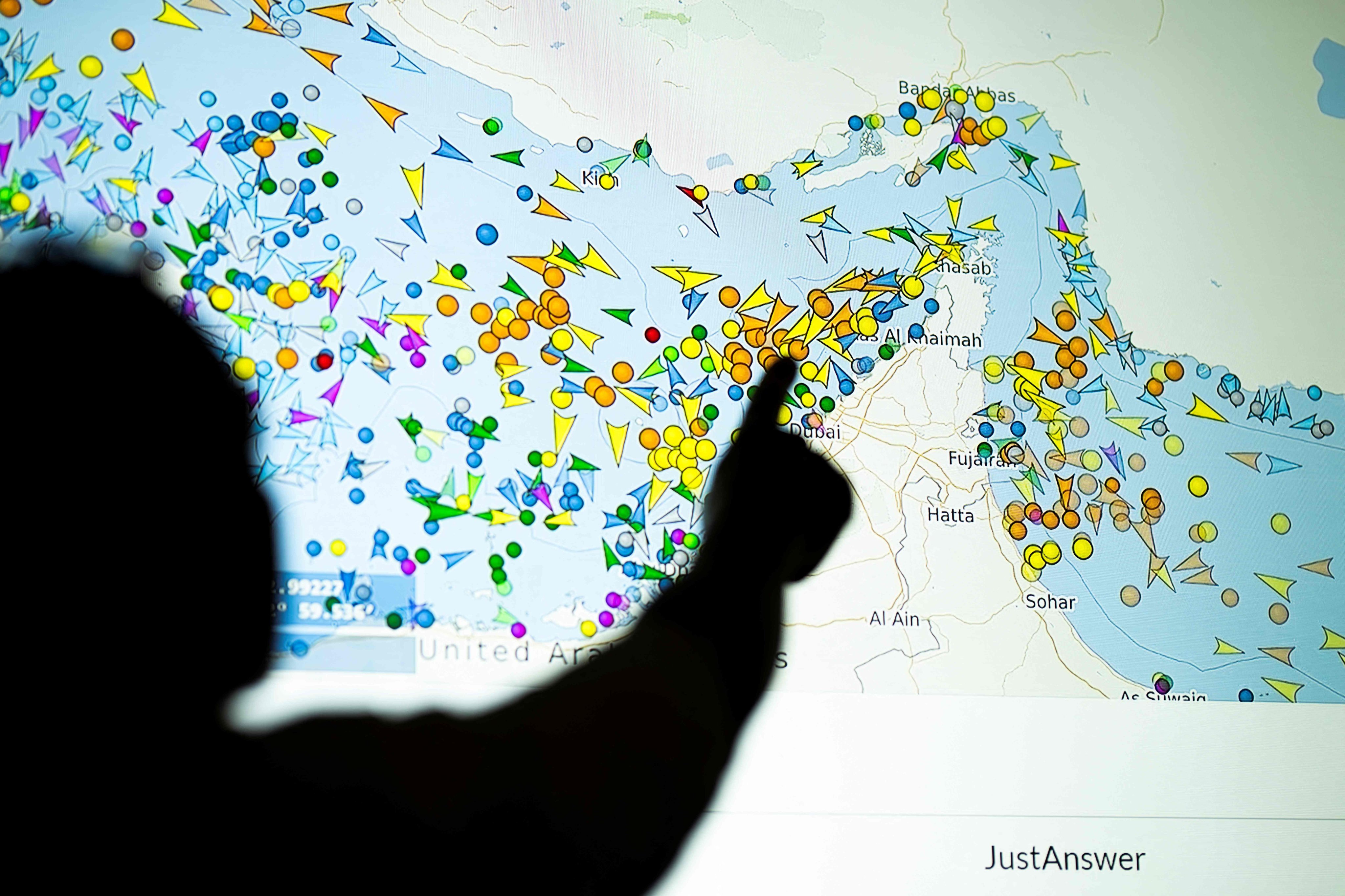 The closure of the Strait of Hormuz has disrupted shipments of vital supplies such as oil, gas and fertiliser. Photo: AFP