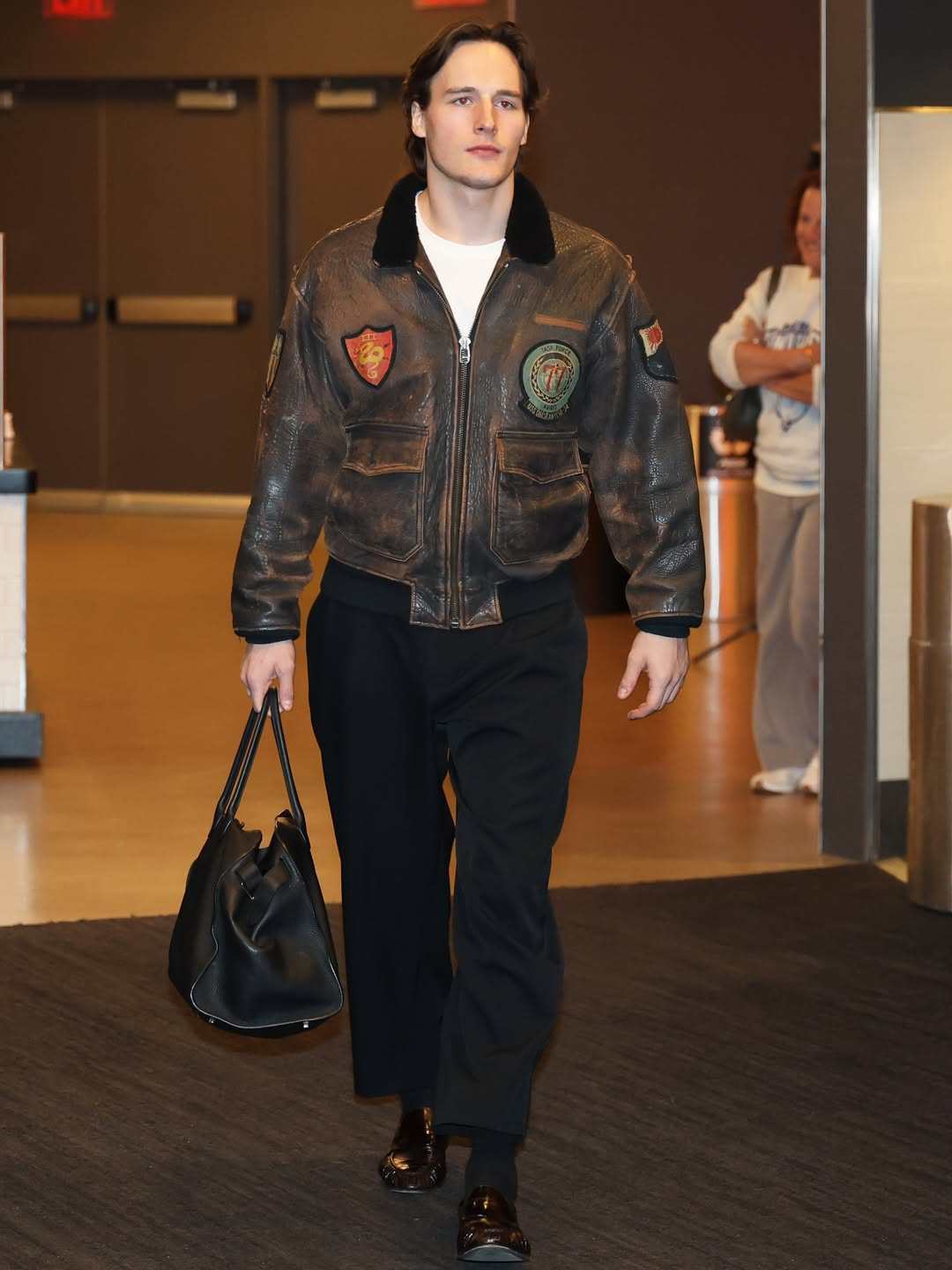 Tyler Kolek isn't one of the biggest stars on the New York Knicks roster, but his fashion choices have proved a hit on his tunnel walks. Photo: @tyler_kolek/Instagram