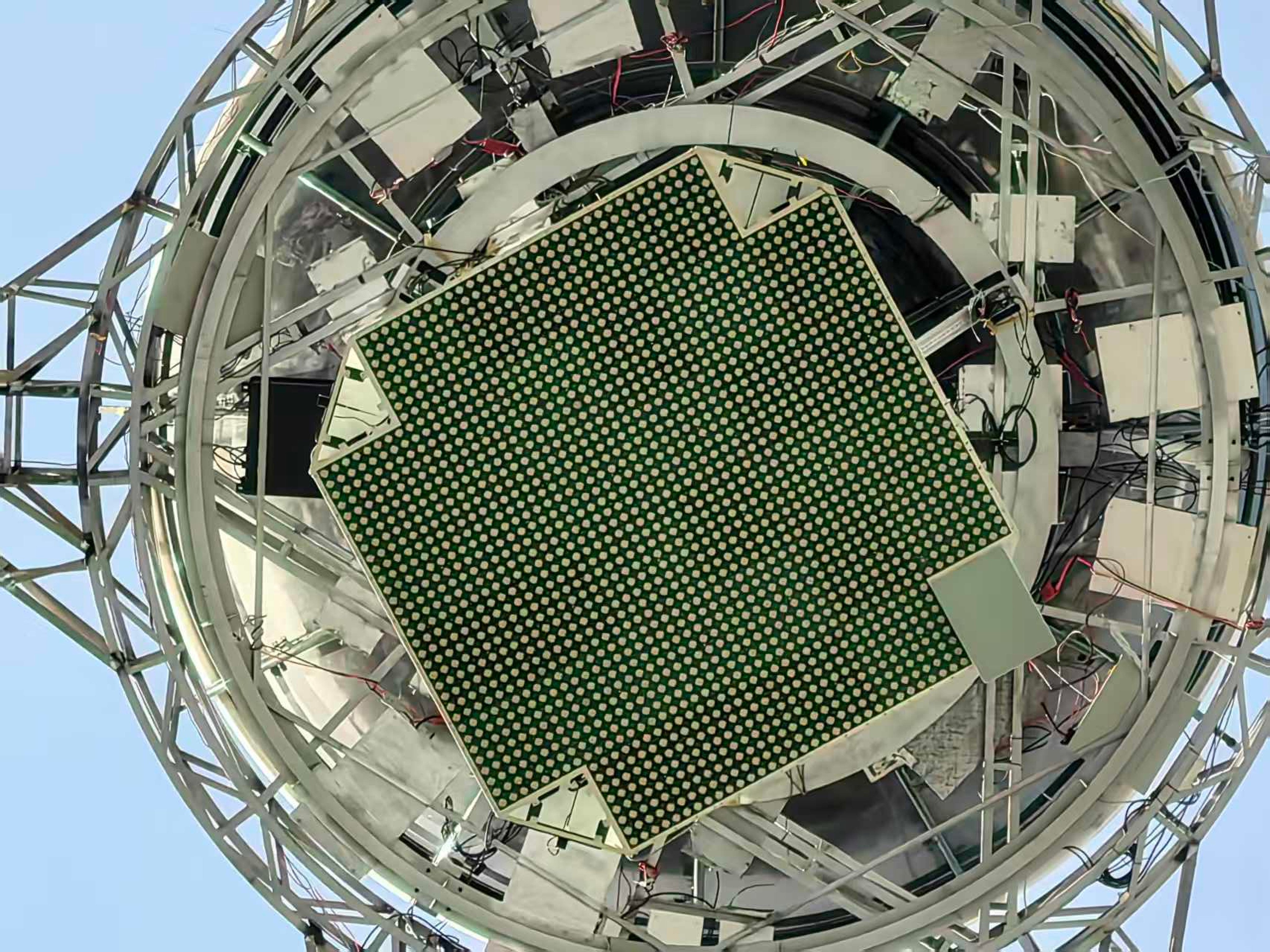 The technical hurdles and financial costs of beaming electricity from space to Earth are staggering, the project's chief says. Credit: Xidian University