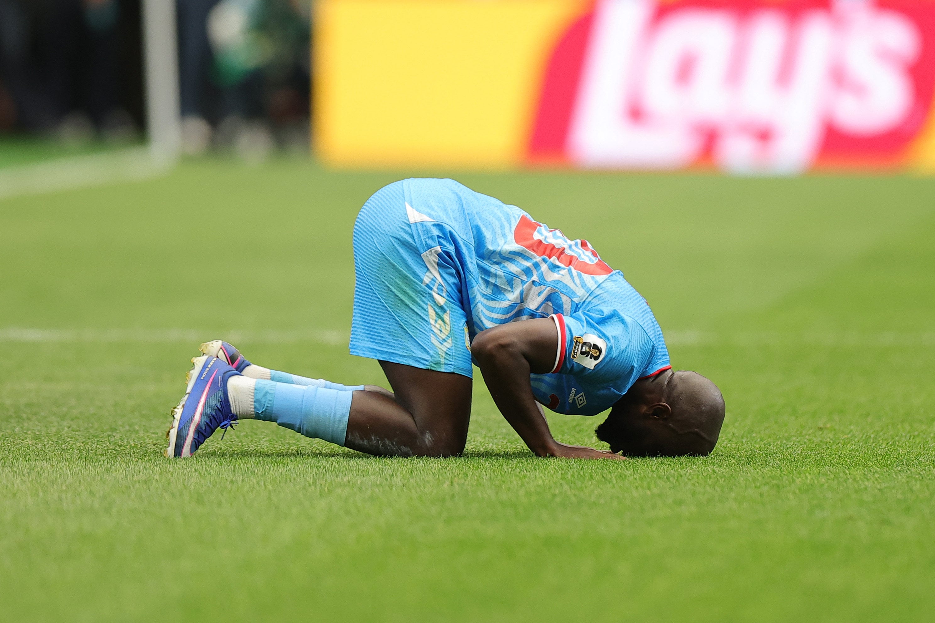 Yoane Wissa scored DR Congo’s first goal at a World Cup in the 1-1 draw with Portugal. Photo: Getty Images