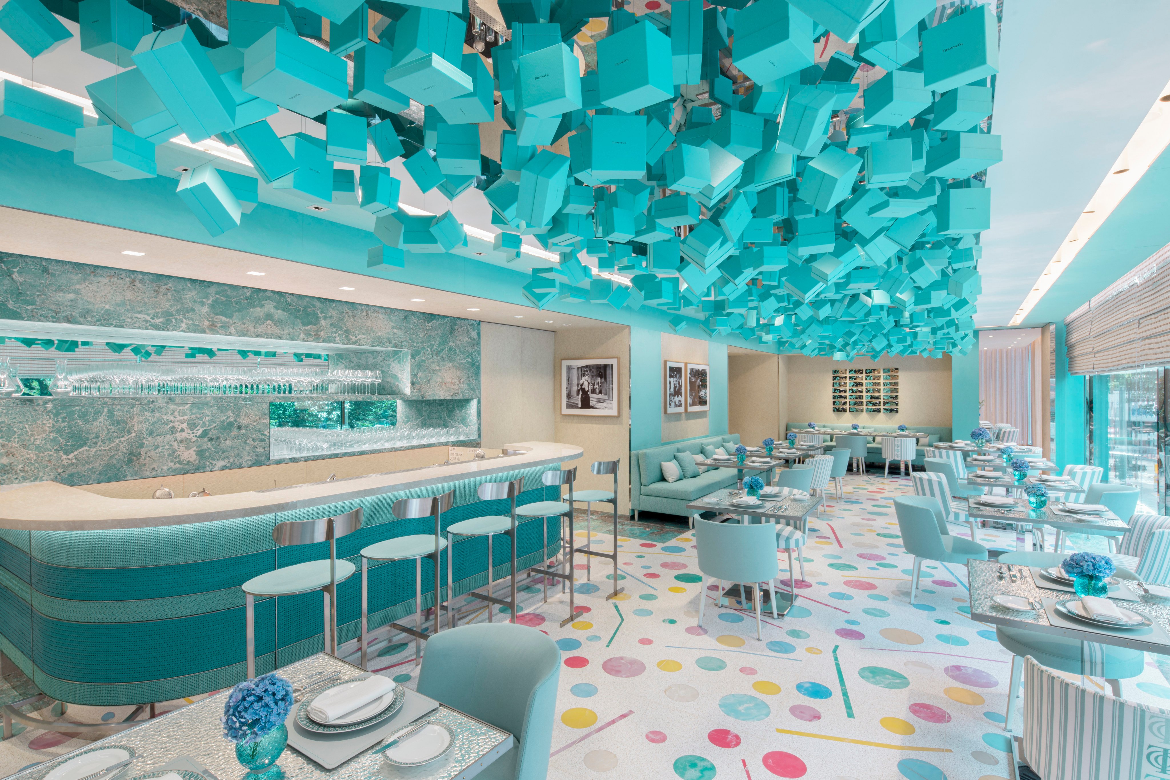 Blue Box Cafe in Tiffany & Co’s Causeway Bay store. Photo: Blue Box Cafe