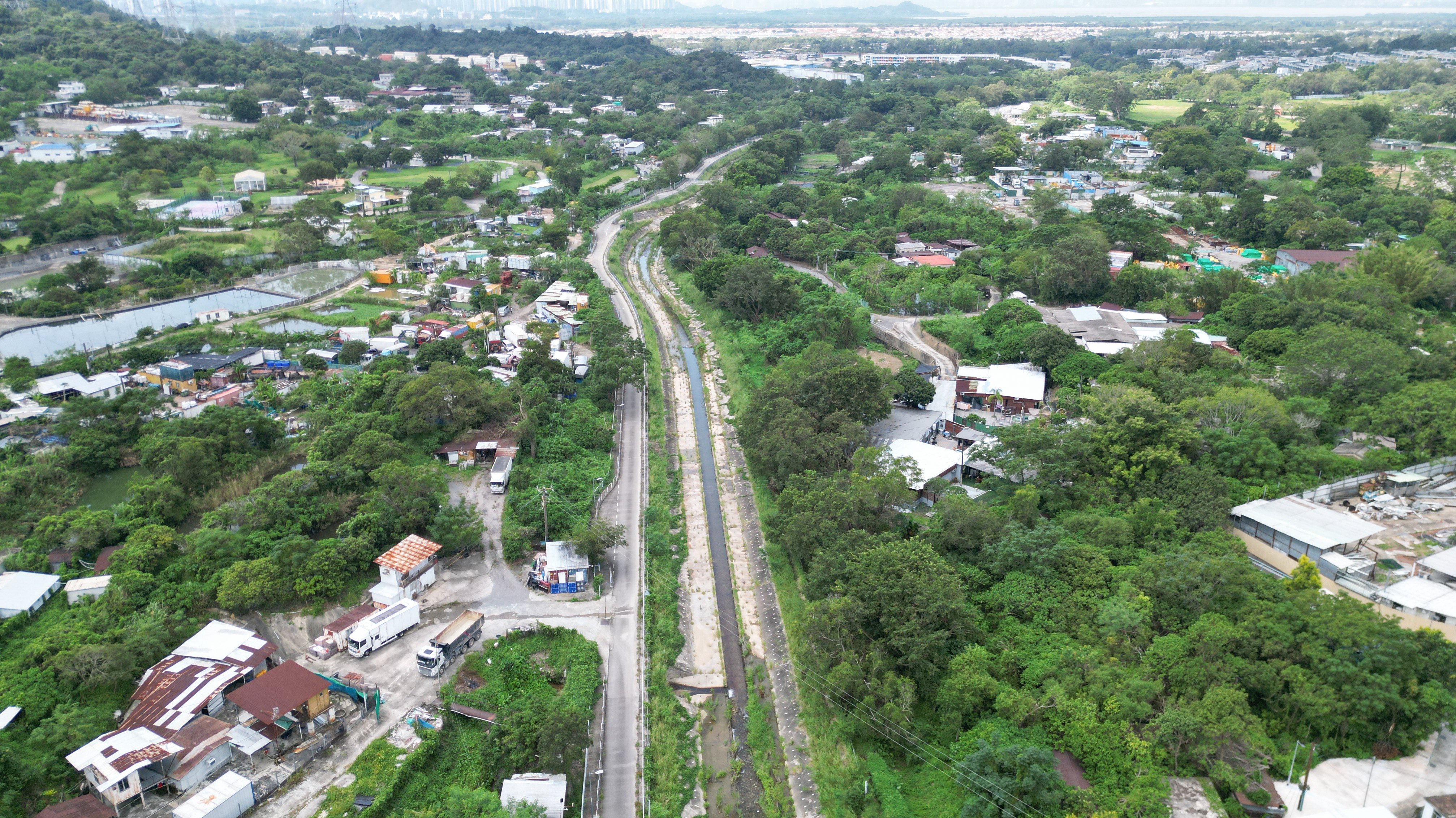 A site in Ngau Tam Mei is also earmarked for the university town. Photo: Dickson Lee