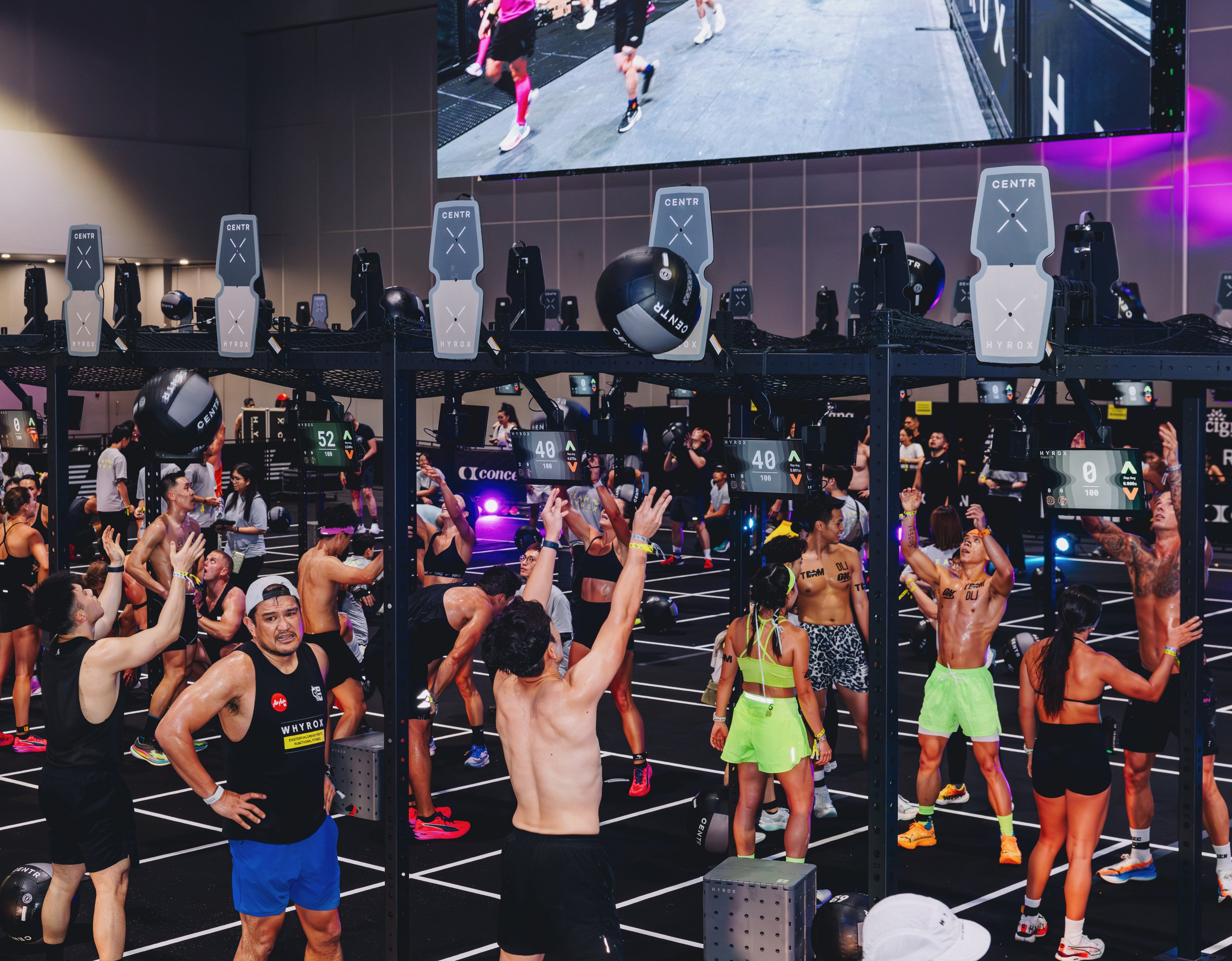 The Cigna Healthcare Hyrox Hong Kong races at AsiaWorld-Expo in May. Photo: Jocelyn Tam