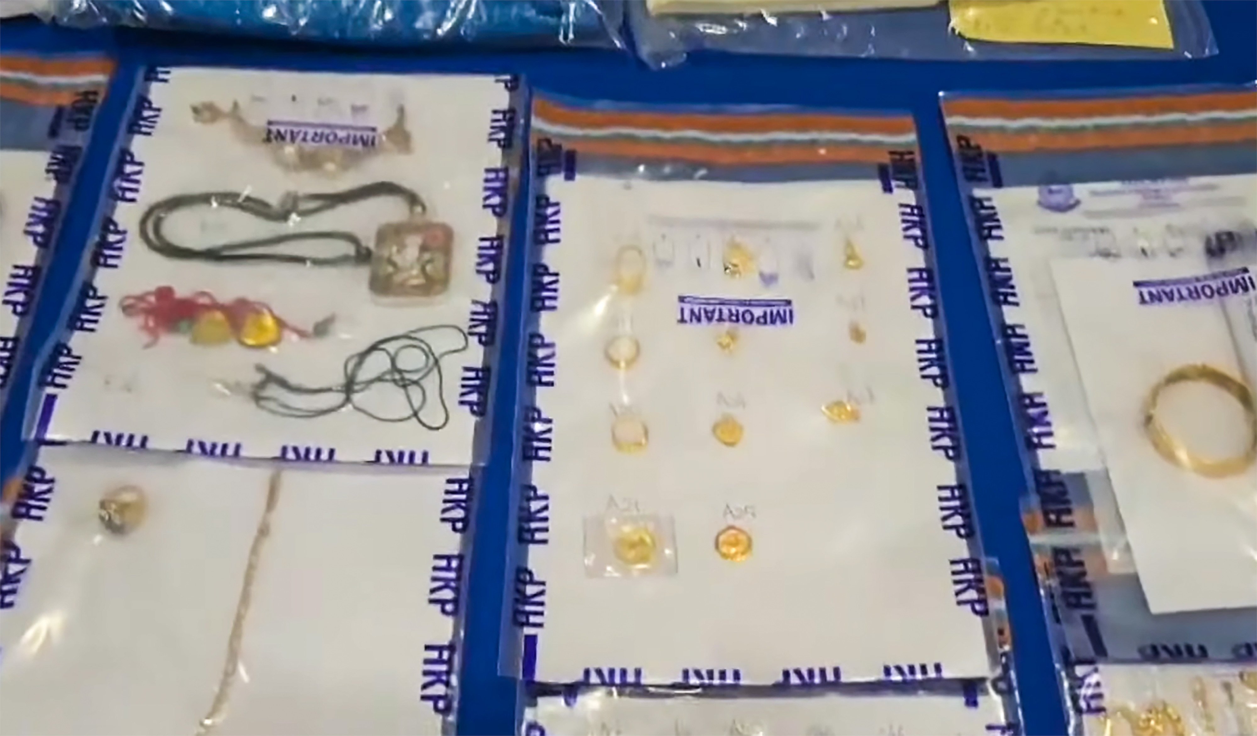 Some of the items recovered by police. Photo: Facebook/HK Police