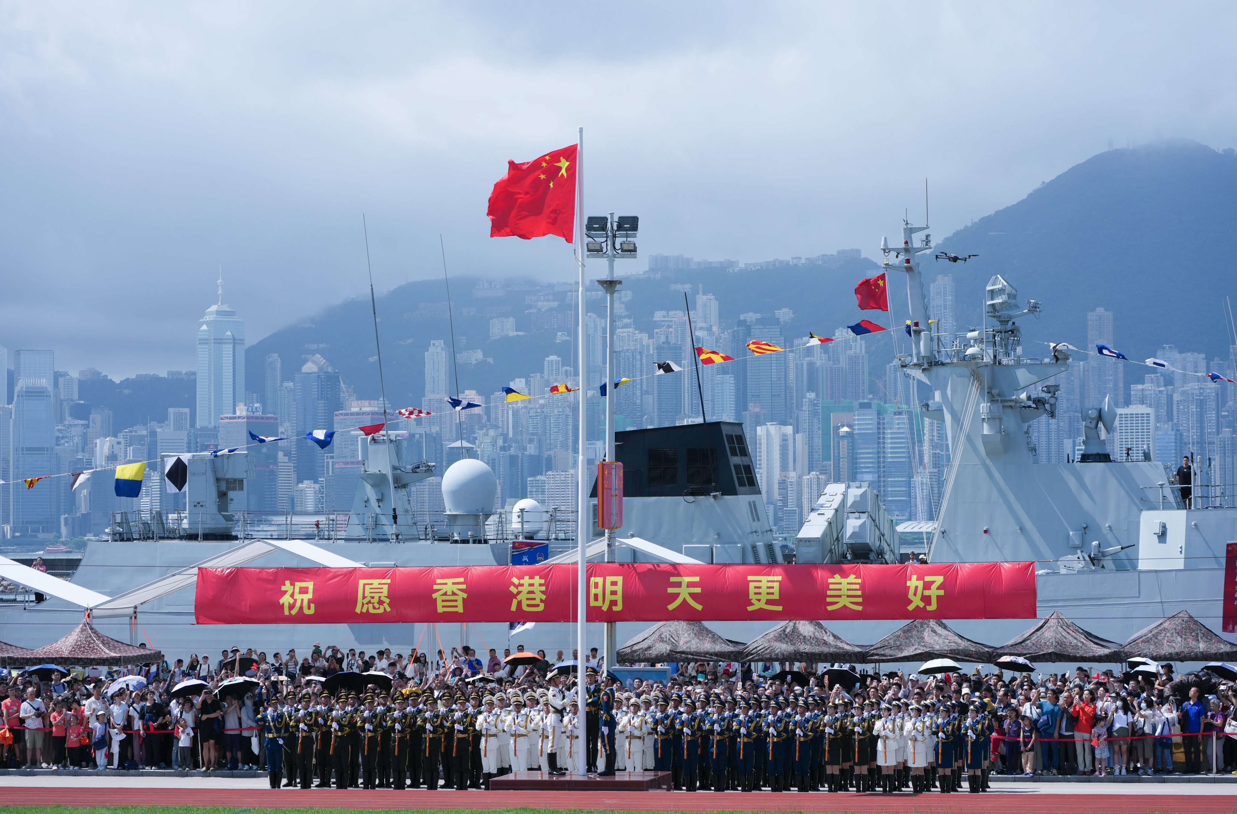 The Ngong Shuen Chau Barracks opened to visitors at 9am on Saturday. Photo: Dickson Lee