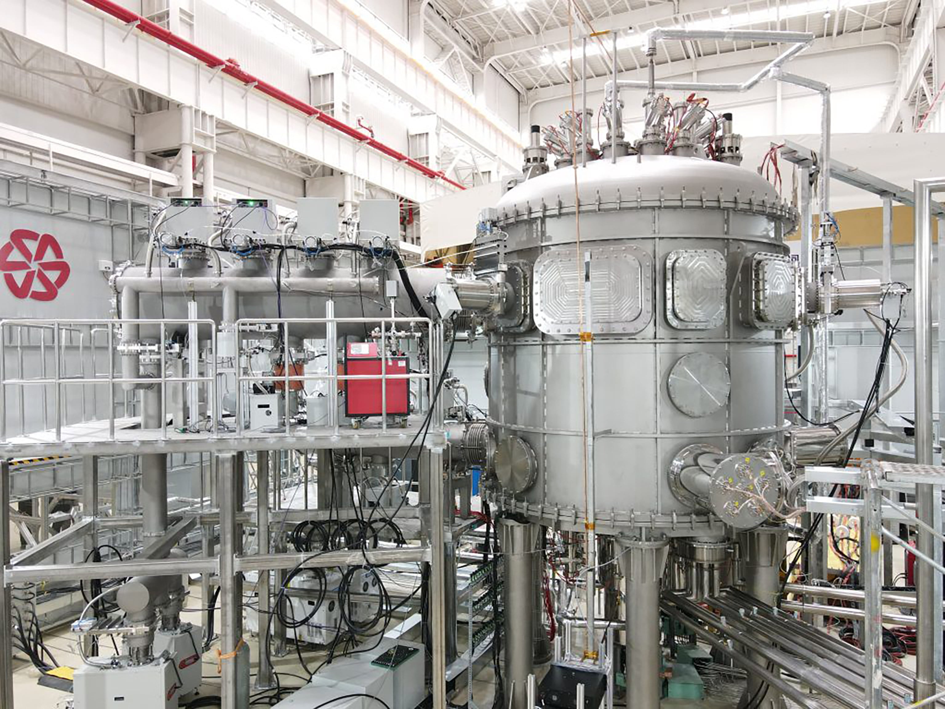 The HH70 is the world’s first full superconducting tokamak device, developed and built by  Energy Singularity. Photo: Handout