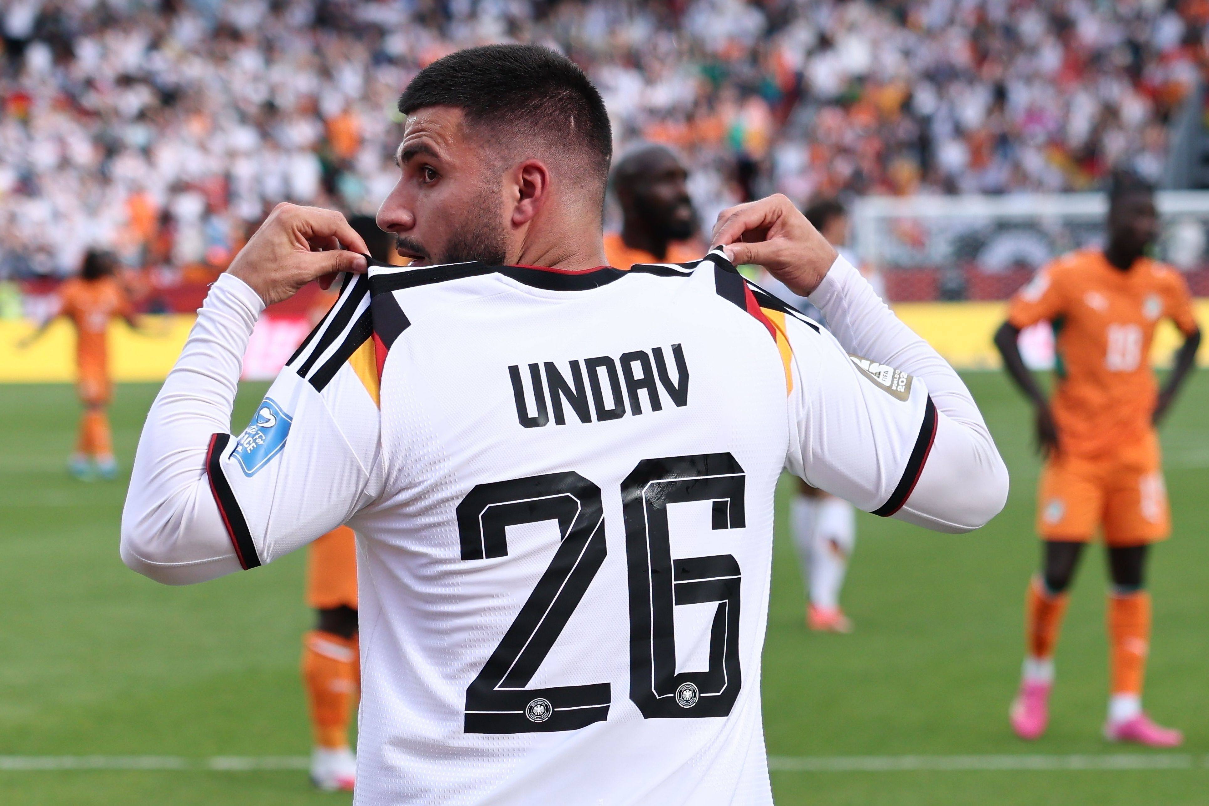 Deniz Undav scored twice after coming off the bench in the second half. Photo: dpa