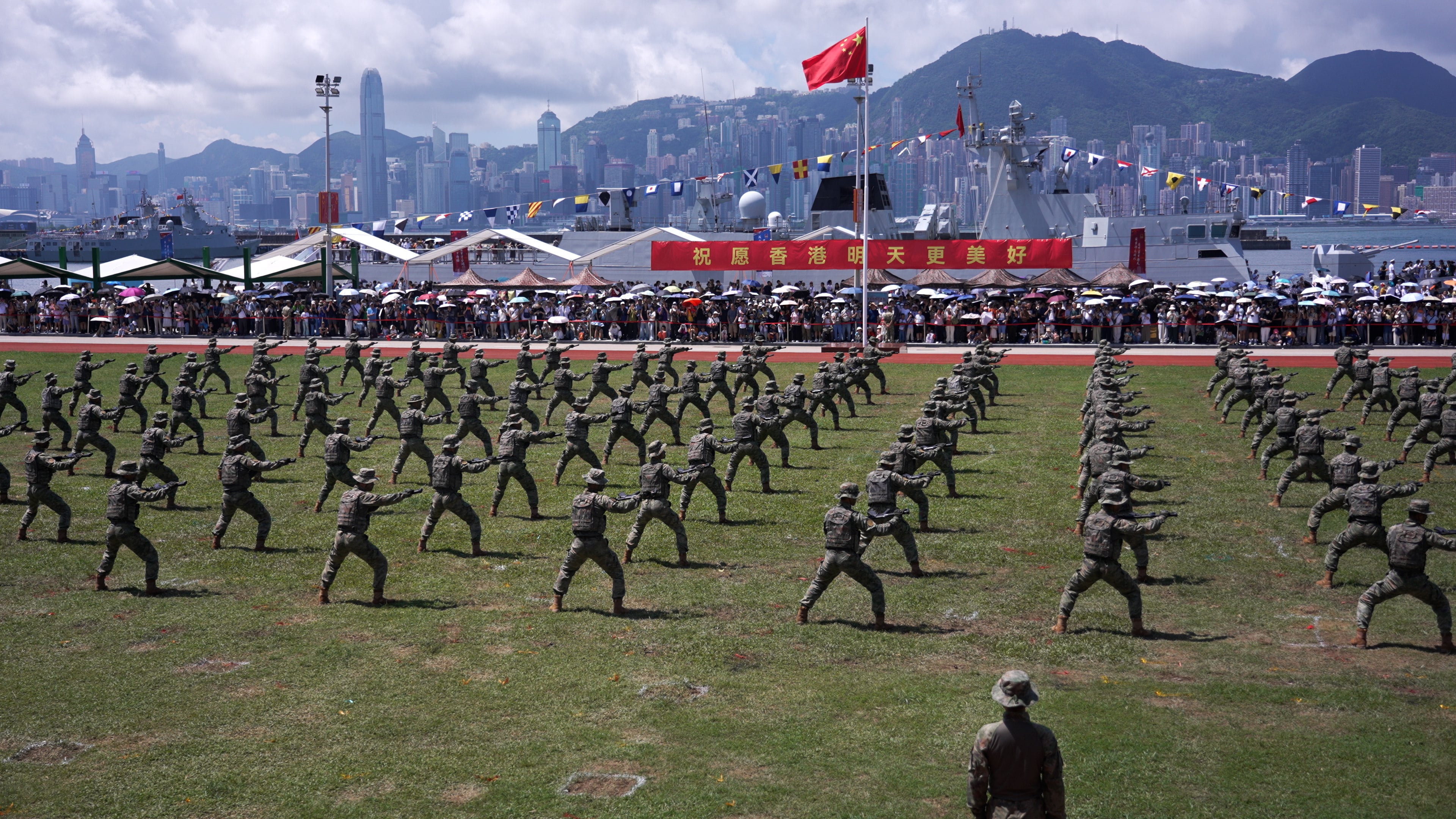 PLA barracks in Hong Kong open to public to celebrate 29 years since city’s return to Chinese rule